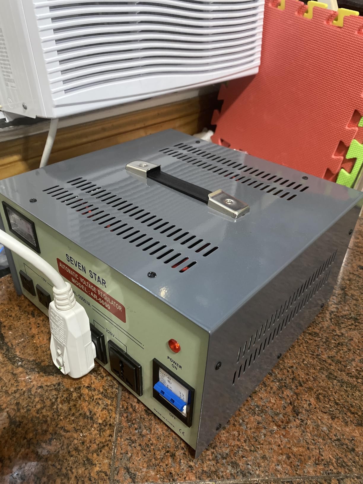 SEVENSTAR AR 5000W Heavy Duty Voltage Regulator/Stabilizer with Built-in Step Up/Down Voltage Transformer customer photo 1