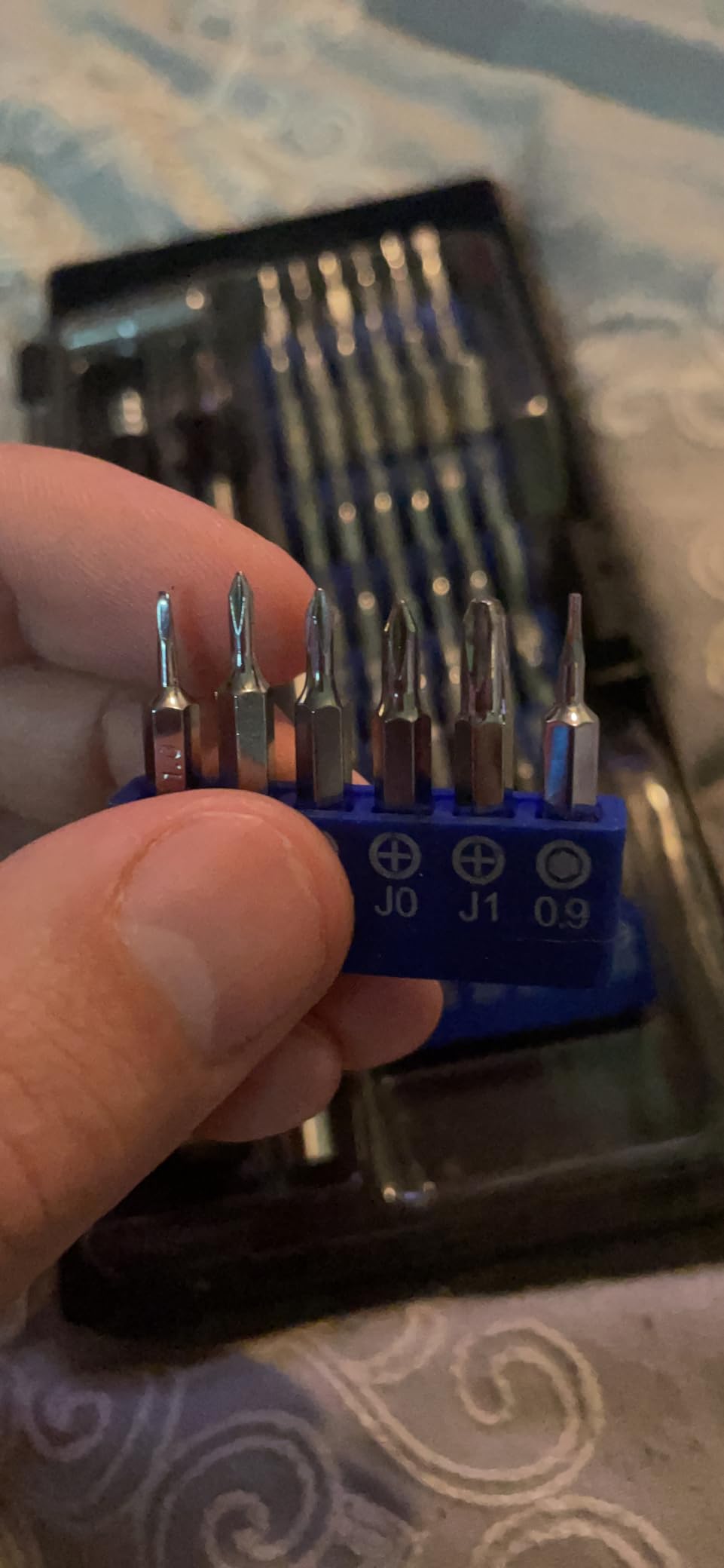 Precision Screwdriver Set, 61 in 1 Small Screwdriver Set with 57 Precision Bits, Portable Repair Tool Kit, Magnetic Screw Driver Kit with Extension Rod for Smartphone, PC, Watch, Toys, Blue customer photo 2