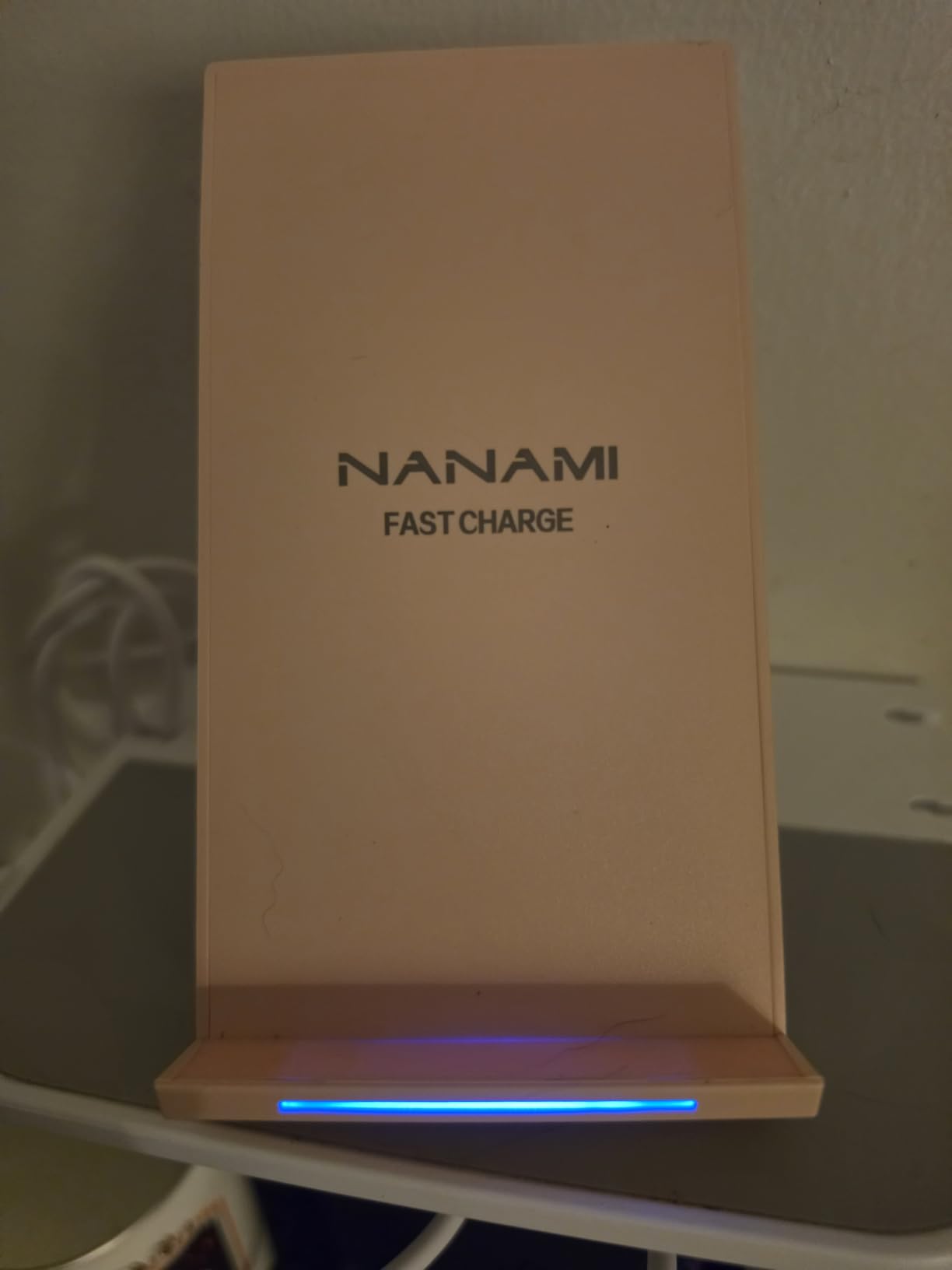 Fast Wireless Charger, NANAMI Wireless Charging Stand Compatible iPhone 17/17 Air/16/15/15 Pro/15 Plus/15 Pro Max/14/13, Nightstand Phone Charger Dock for Samsung Galaxy S26/S26+/S25/S24/S23/S22 customer photo 1