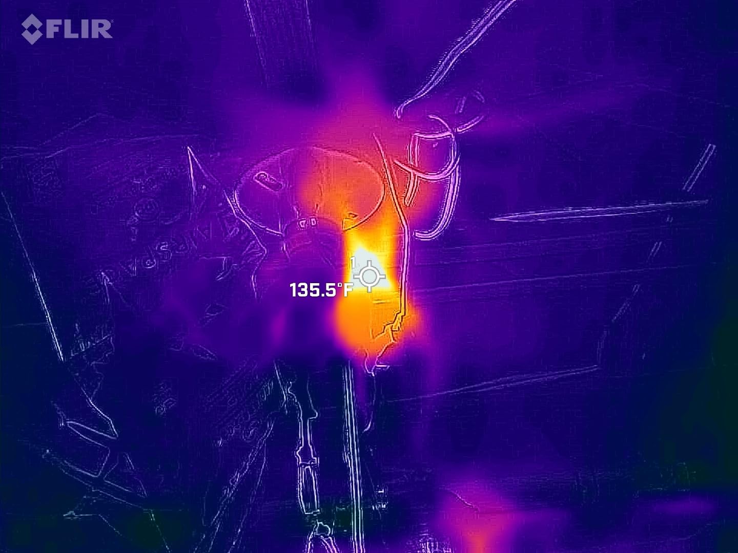 FLIR One Thermal Imaging Camera for Android USB-C, 240x180 MSX | Samsung/Pixel USB-C, 80x60 native IR, MSX, inspection guides, 1.5m drop, case, USB cable customer photo 1