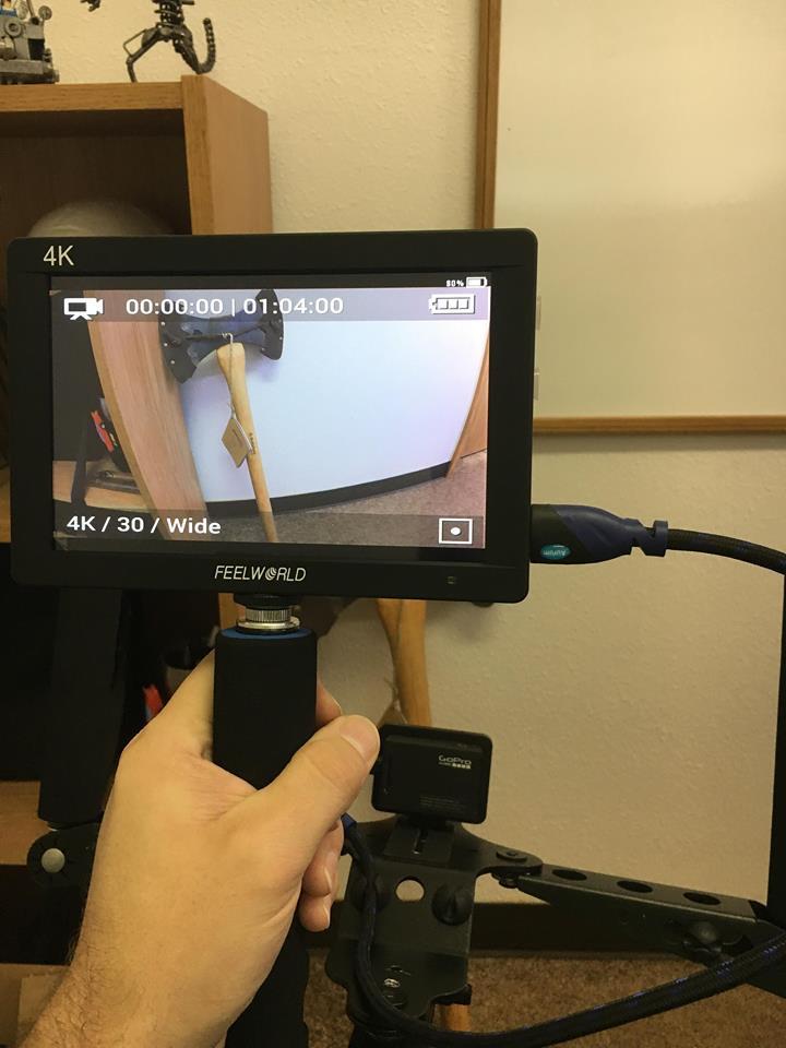 FEELWORLD FW703 7 Inch 450nit FHD 3G SDI Field DSLR Camera Monitor customer photo 2