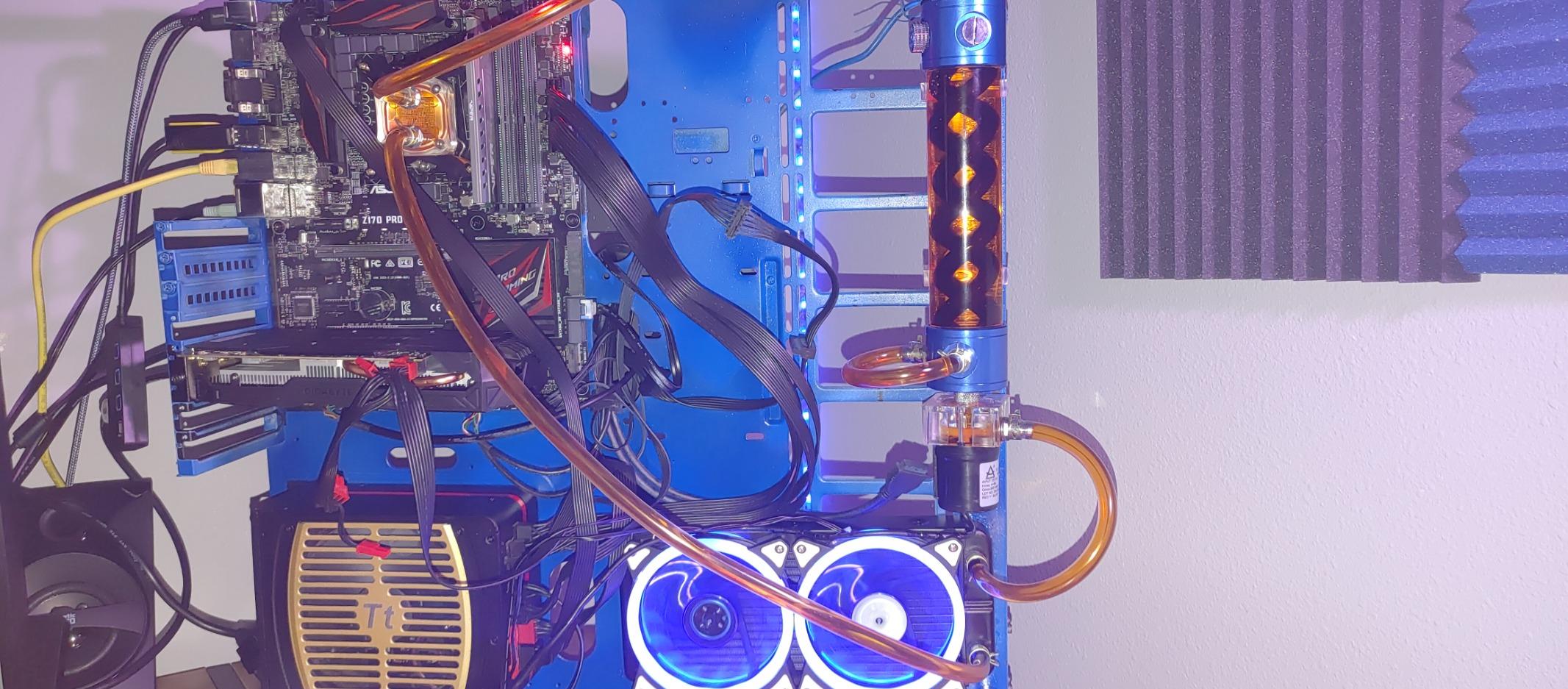 DIY 240mm Water Cooling Kit, DIY 240mm Cooler CPU/GPU Block Pump Reservoir with LED Fan Heat Sink Computer Water Cooling Connectors Kit, Liquid CPU Cooler Kit customer photo 2