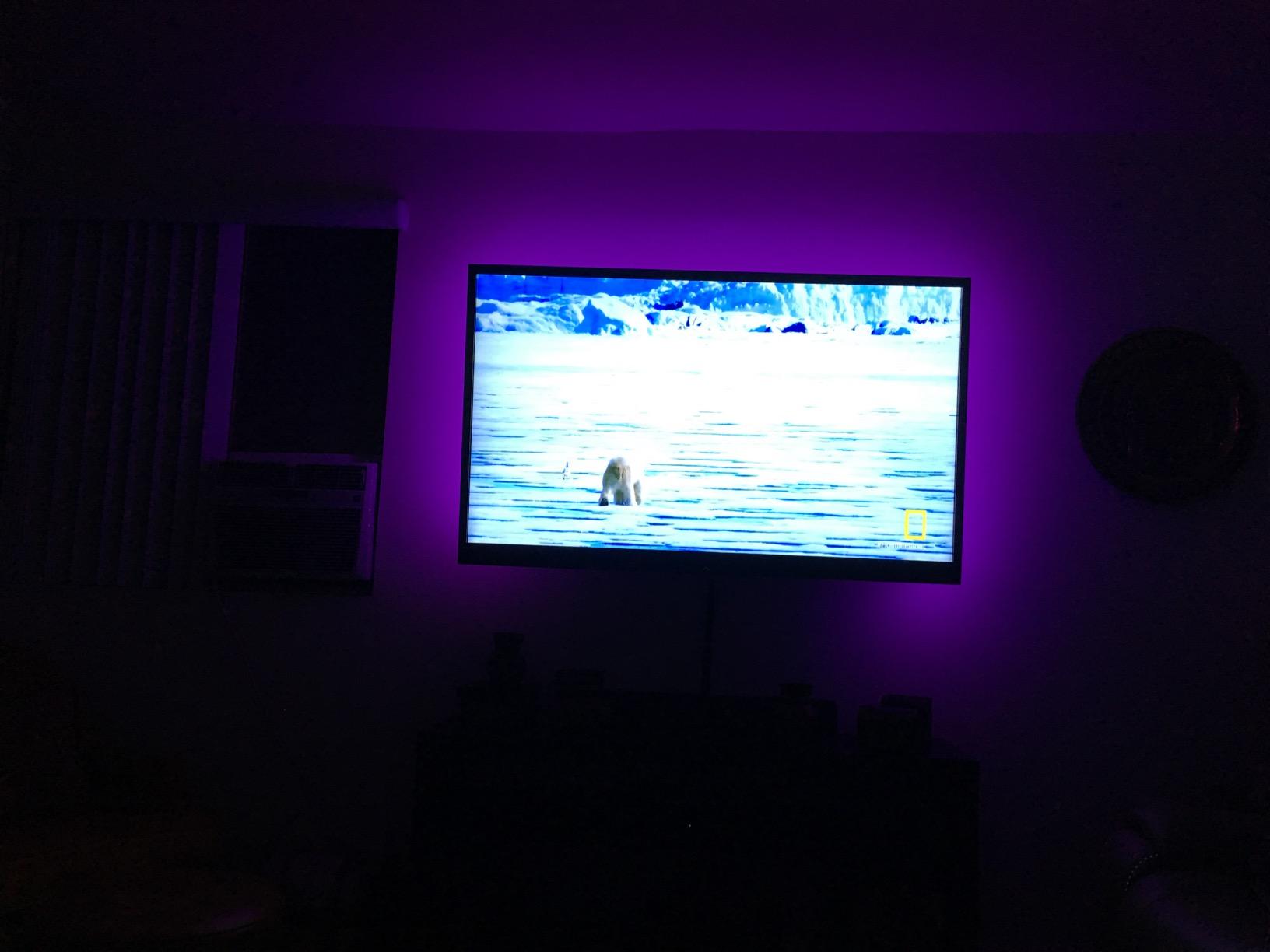 Maylit 14.3ft Led Strip Lights for 65-75in Tv, USB Powered Tv Lights kit with Remote, RGB Bias Lighting customer photo 2