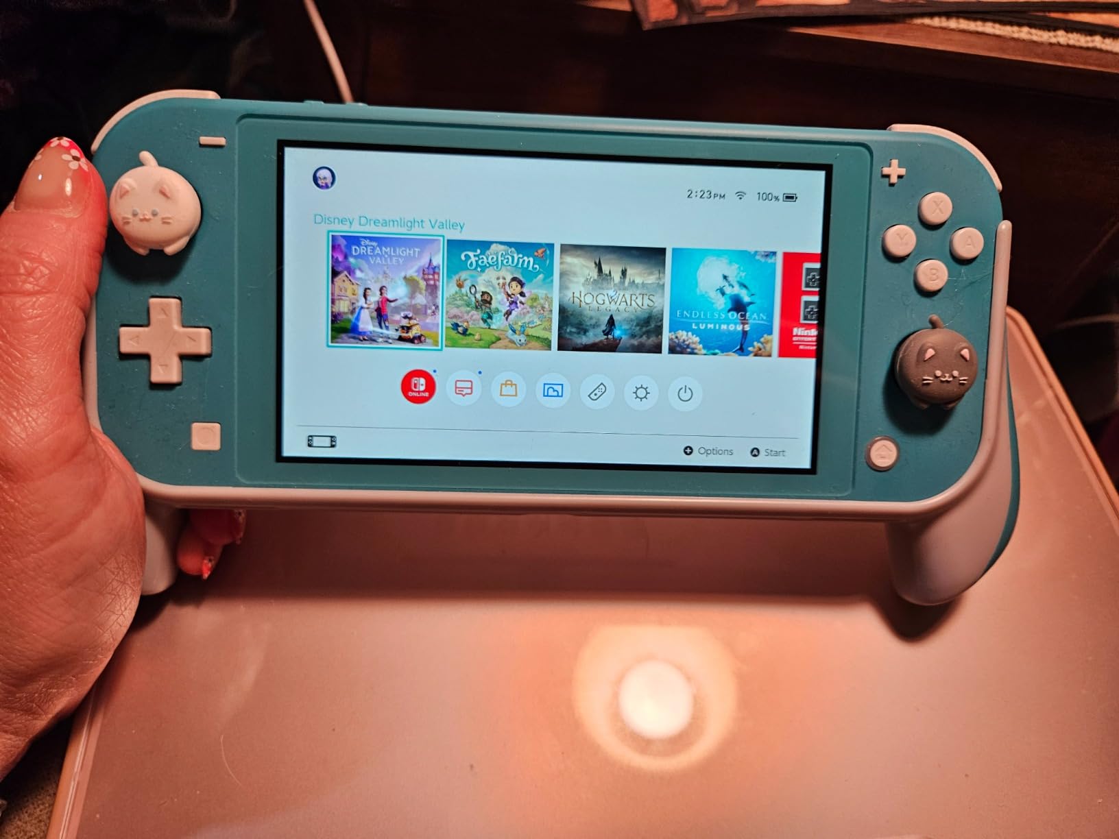 JUSPRO Grip for Nintendo Switch Lite, Ergonomic Comfort Handheld Protective Gaming Case Portable Cover Accessories Compatible with Nintendo Switch Lite customer photo 2
