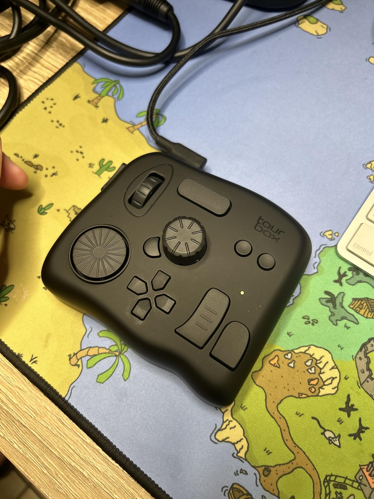 TourBox NEO - Customizable Editing Controller, Photo Color Grading Illustration Speed Editor, Intuitive Control Boost Productivity, Programmable Keyboard for Adobe CSP and More, Works with Mac/PC customer photo 1