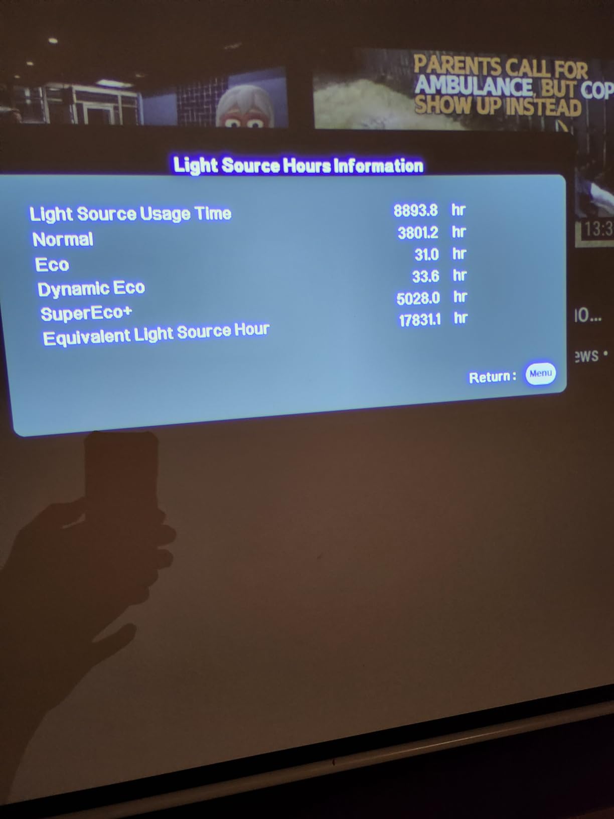 ViewSonic PX701-4K UHD Projector, 3200 Lumens, 240Hz HDR, Auto Keystone DLP, Home Theater Gaming Projector With Dual HDMI, 300-Inch Screen, 4.2ms Input Lag, Optical Zoom, Streaming Ready customer photo 1