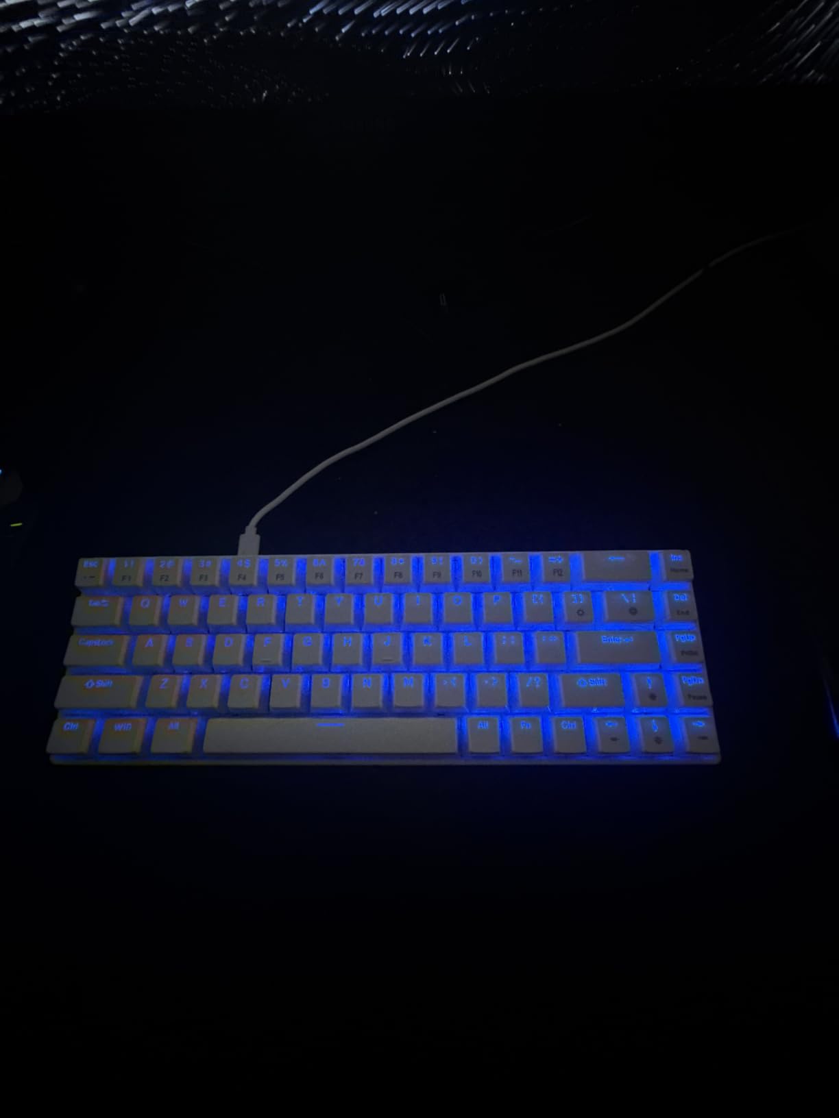 MageGee Portable 60% Mechanical Gaming Keyboard, MK-Box LED Backlit Compact 68 Keys Mini Wired Office Keyboard with Red Switch for Windows Laptop PC Mac customer photo 1