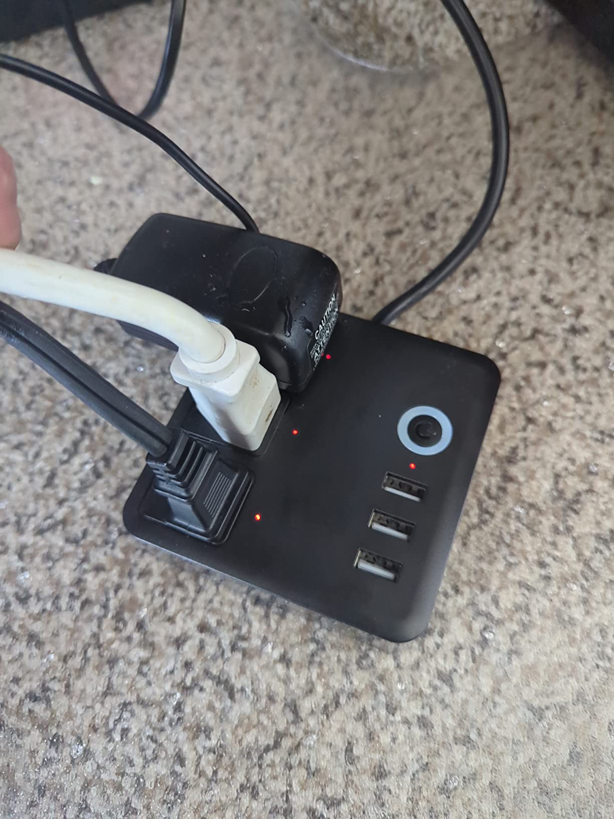 GHome Smart Power Strip Surge Protector 10A, Smart Plug that Works with Alexa & Google Home, 6 in 1 WiFi Outlets with APP Control, White Extension Cord 2.4G WiFi Only, ETL FCC Listed, No Hub Needed customer photo 2