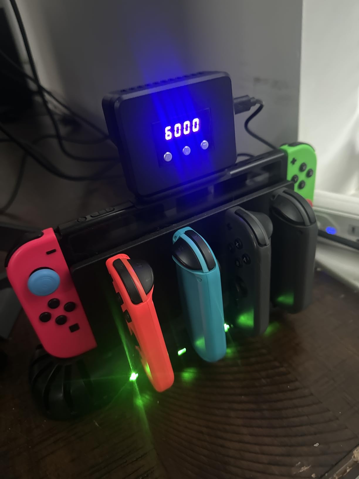Cooling Fan for Nintendo Switch 1/2, Cooler Replacement Kit for Nintendo Switch Docking Station Dock Set, Adjustable Fan Speed, LED Temperature & Speed Display, 3 Buttons Control, Micro USB Cable Powered customer photo 1