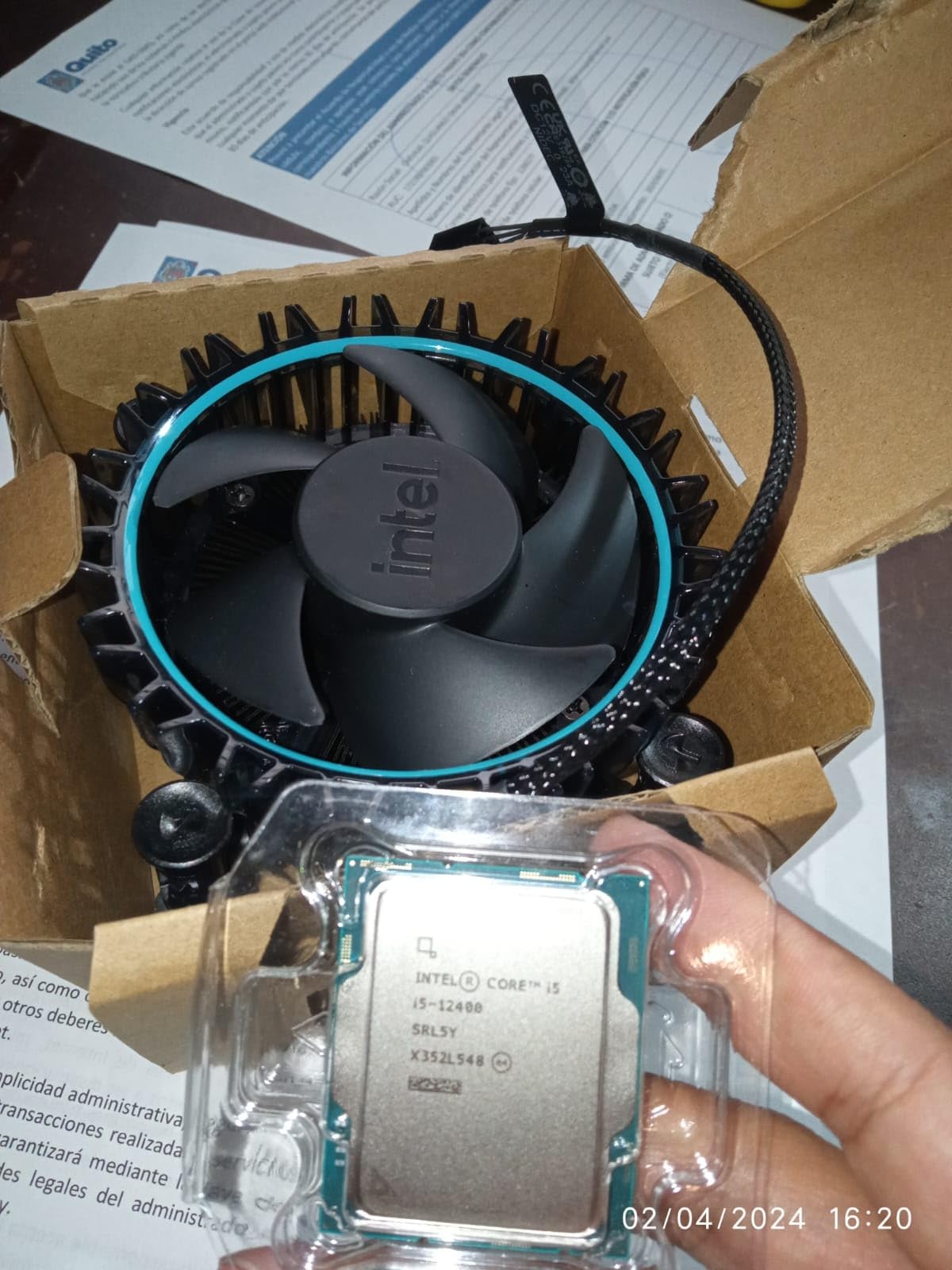 Intel Core i5-12400 Desktop Processor 18M Cache, up to 4.40 GHz customer photo 1