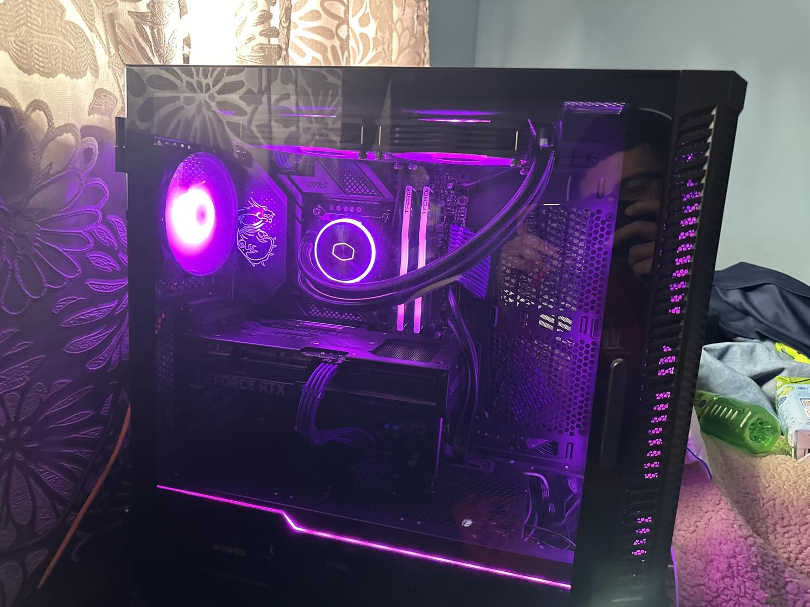 Cooler Master MasterLiquid PL240 Flux 240 AIO Liquid CPU Cooler, ARGB | AMD AM5/AM4 & Intel LGA1851/1700 Support Cooler, 240mm, Dual-Chamber Pump, 2x Low-Noise ARGB PWM Fans, Easy Installation customer photo 2