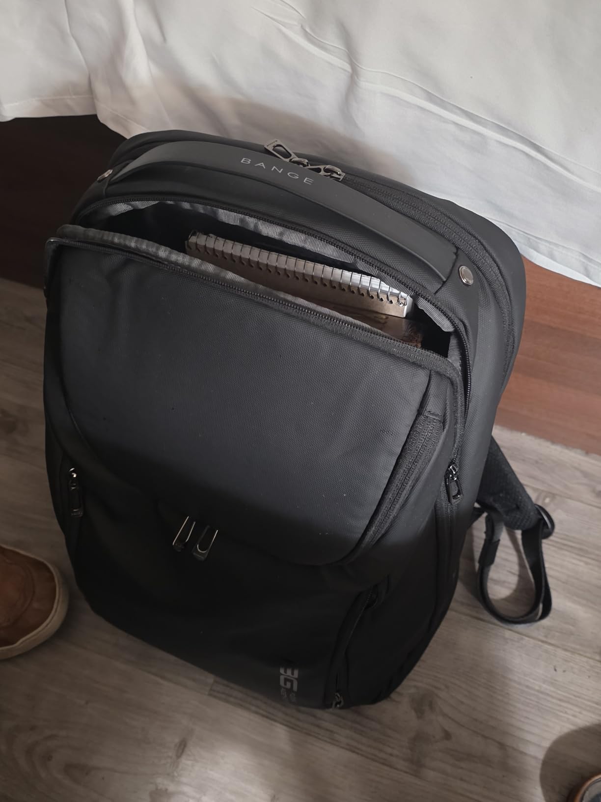 BANGE Business Smart Backpack Waterproof fit 15.6 Inch Laptop Backpack with USB Charging Port, Travel Durable Backpack customer photo 2