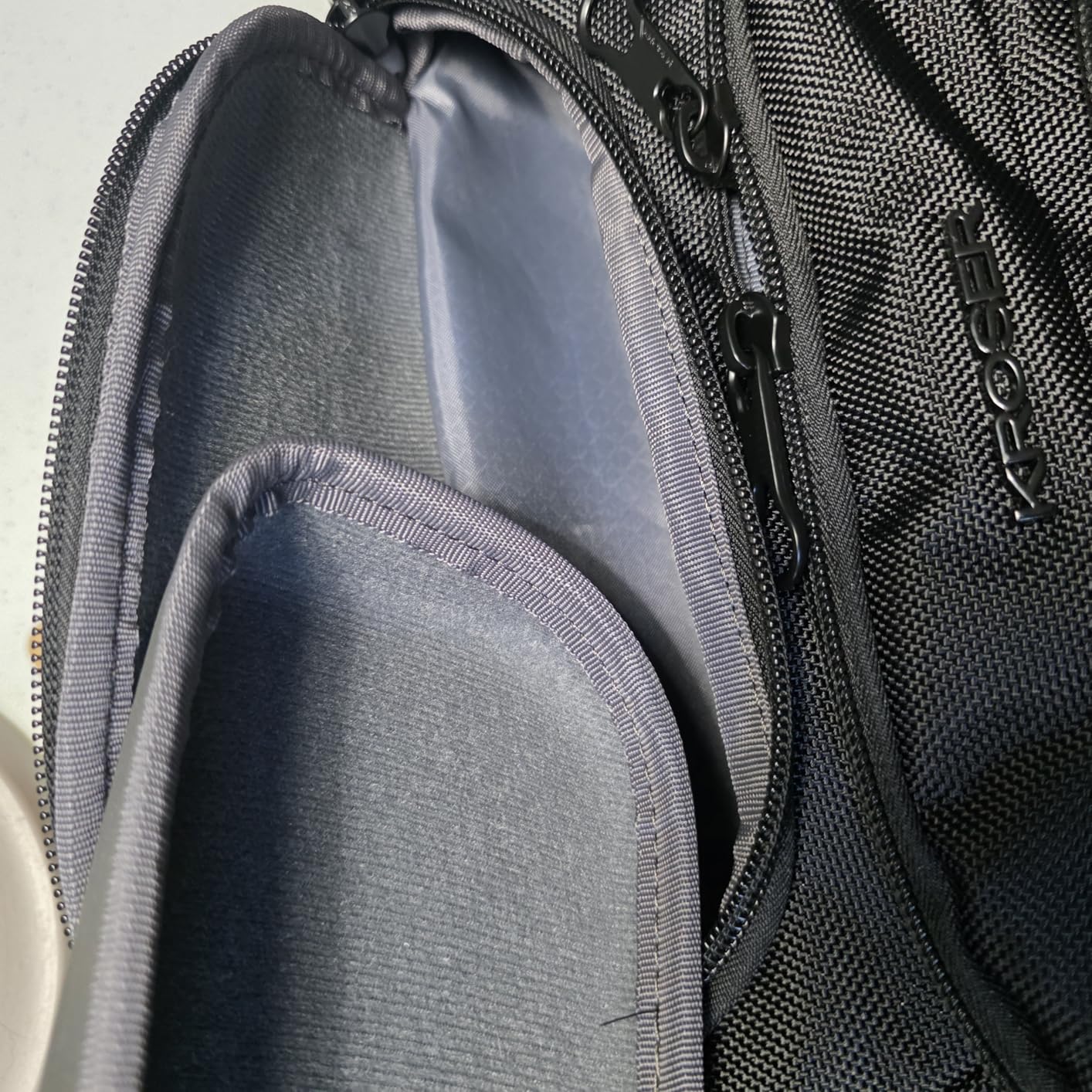 KROSER TSA Friendly Travel Laptop Backpack 18.4 inch XXXL Gaming Backpack Water-Repellent College Daypack Business Backpack with RFID Pockets & USB Port for Men/Women-Black | TSA Friendly customer photo 2