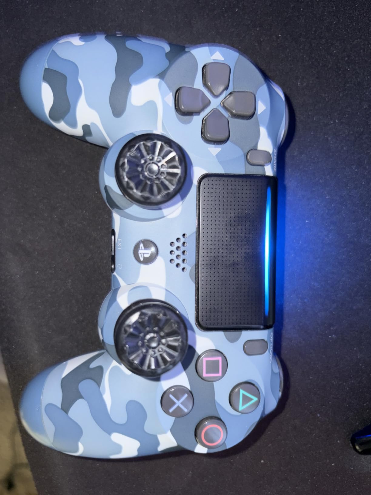 KontrolFreek FPS Freek Galaxy Black for PlayStation 4 (PS4) and PlayStation 5 (PS5) | Performance Thumbsticks | 1 High-Rise, 1 Mid-Rise | Black (Limited Edition) customer photo 2