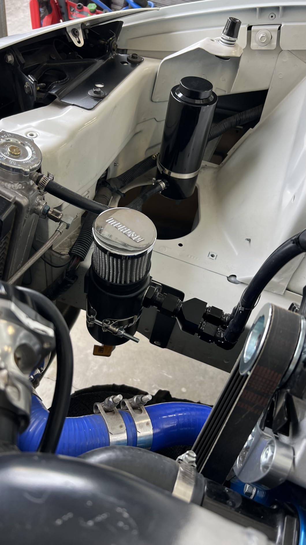 EVIL ENERGY Coolant Overflow Tank, Radiator Overflow Bottle 800ml Universal Aluminum Silver customer photo 1