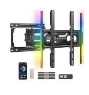 Perlegear UL Listed Full Motion TV Wall Mount for 42-90 inch TVs up to 132lbs, Heavy Duty TV Mount with Dual Articulating Arms, Tool-Free Smooth Tilt, Swivel, Fits 16 inch Studs, Max VESA 600x400mm, PGLF8 customer photo 2