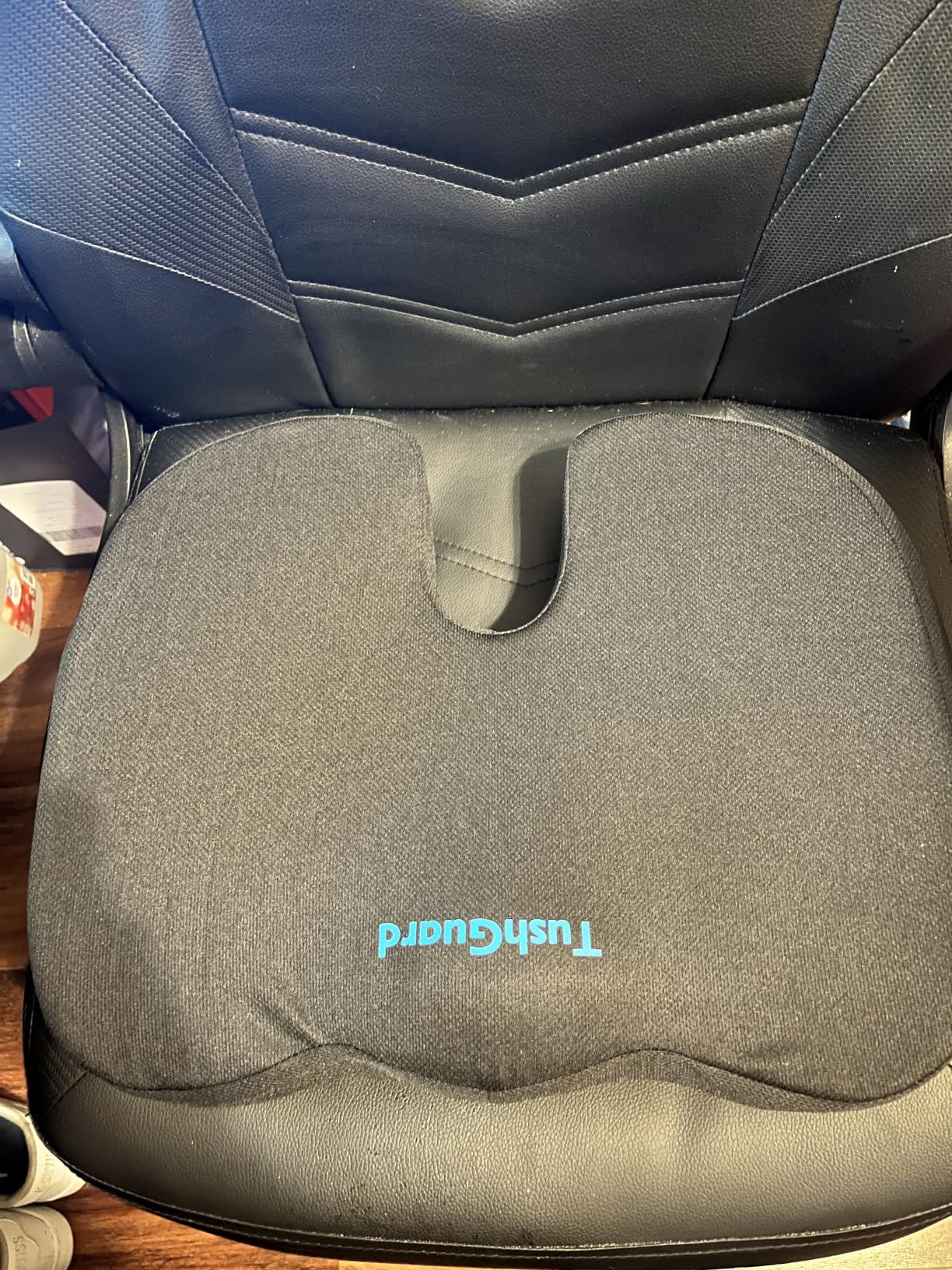 Seat Cushion for Office Chair, Car, Memory Foam, Black Large | For Back, Coccyx, Sciatica, Tailbone Pain, Ergonomic Design, Non-Slip, Desk Wheelchair Use, Supportive Butt Pillow customer photo 1
