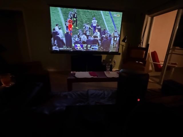 NEBULA Capsule 3 Laser, Outdoor Portable Mini Wi-Fi Smart TV Projector, Upgraded with Google TV, Official Netflix, Dolby Digital, 120 inches Screen and 2.5H Built-In Battery customer photo 1