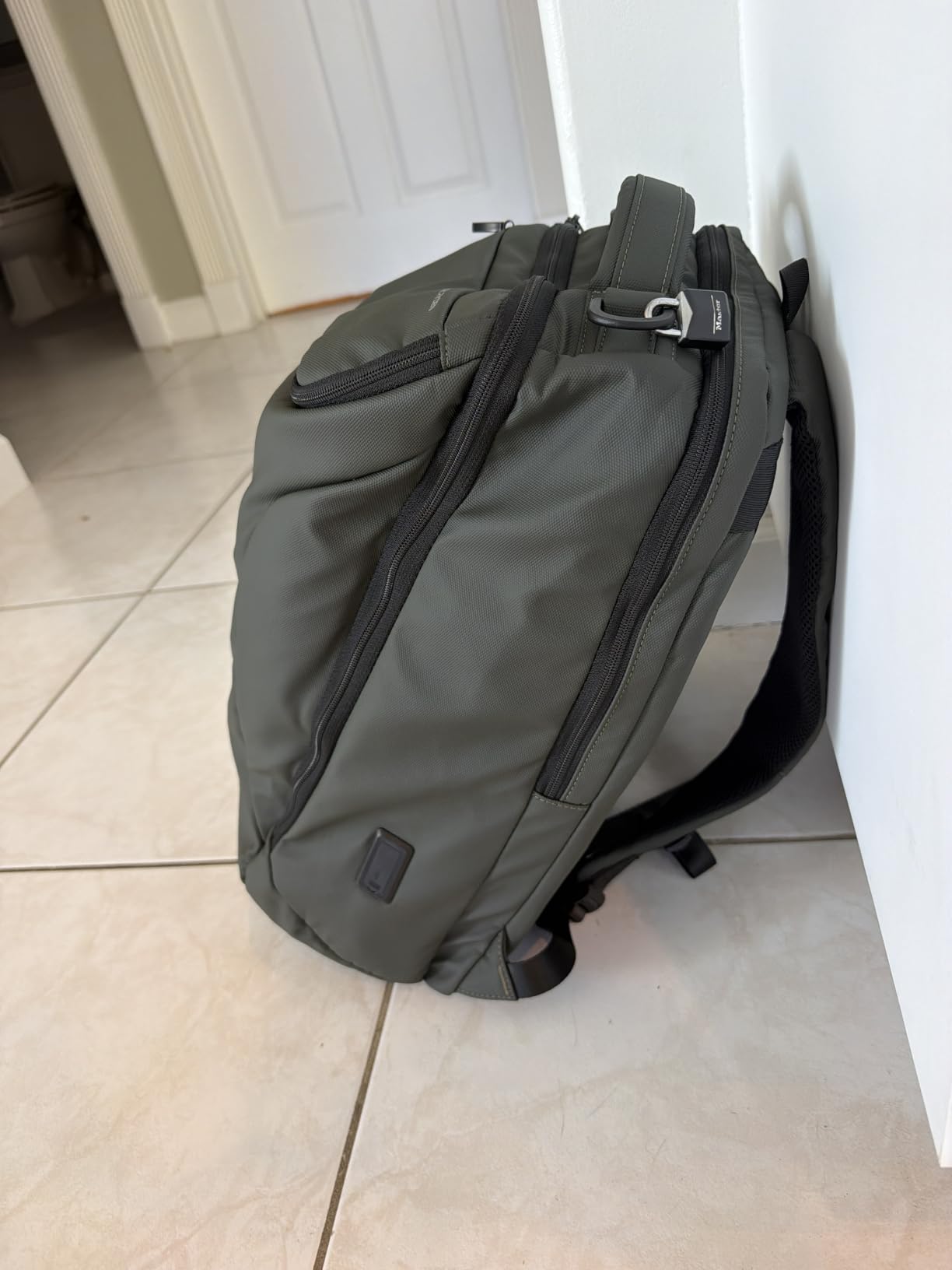 MARK RYDEN Business Backpack for Men, Waterproof High Tech Backpack with Sport Car Shape Design and USB Charging Port, Travel Laptop Backpack Fits 17.3 Inch Notebook customer photo 2