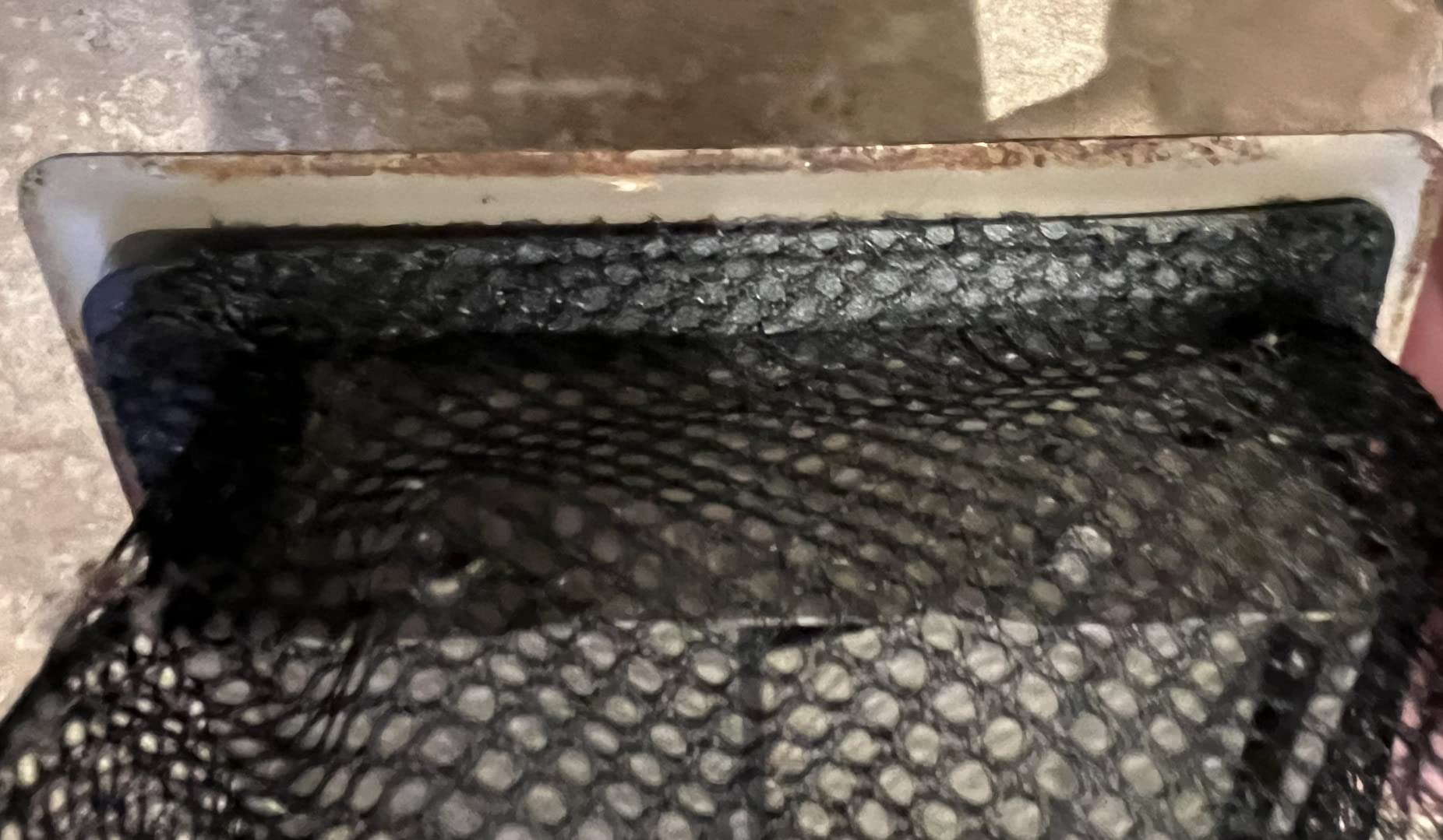 Floor Register Trap, Air Vent Filter Mesh Catcher, Vent Screen Net Keeps Bugs, Coins, Pet Hair, Food Out (4 * 10''/ 6 Pack) customer photo 2