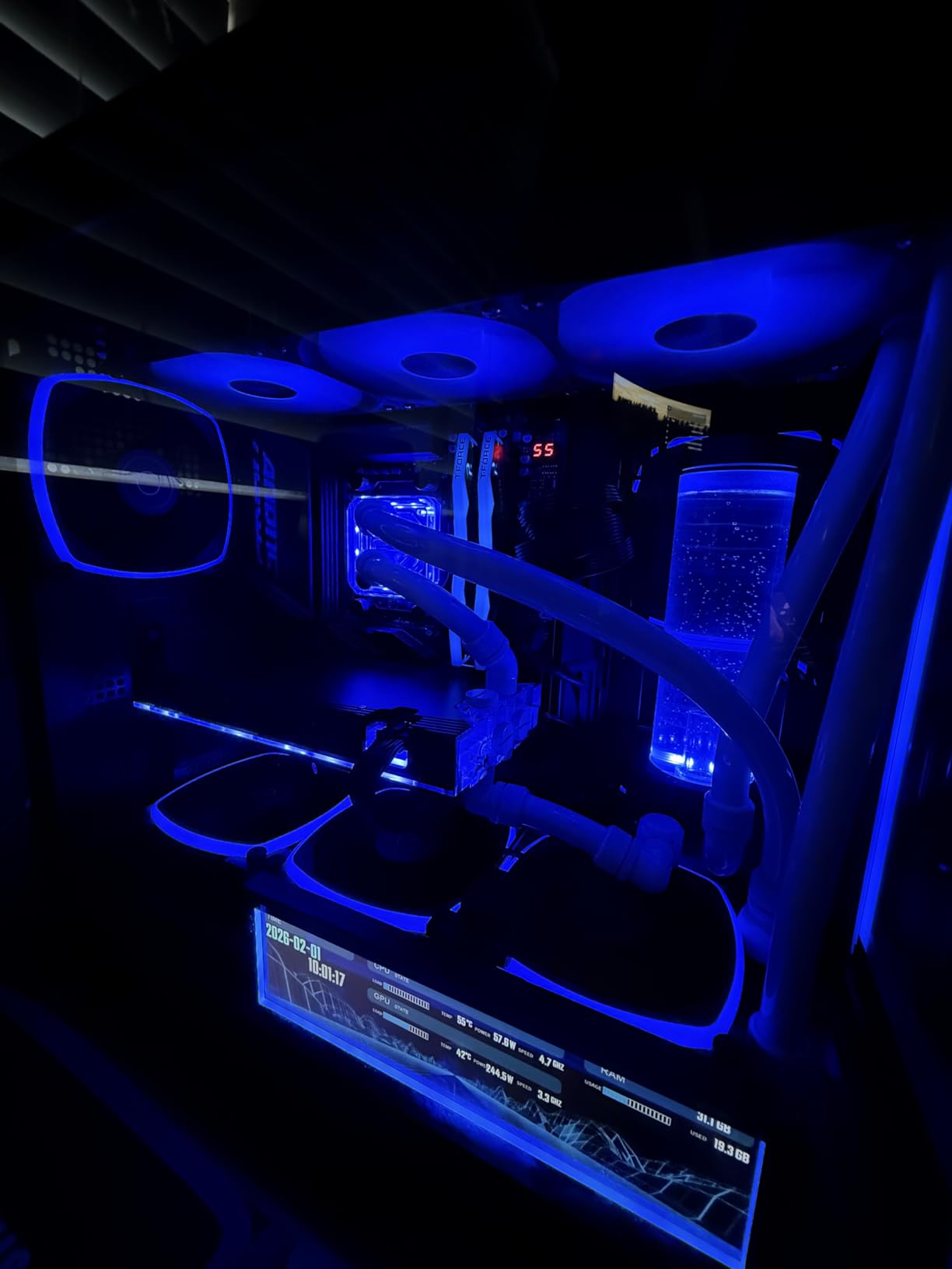 Dracaena.io 360mm Copper Water Cooling Radiator, 45mm, 4 G1/4 Ports, Black customer photo 2