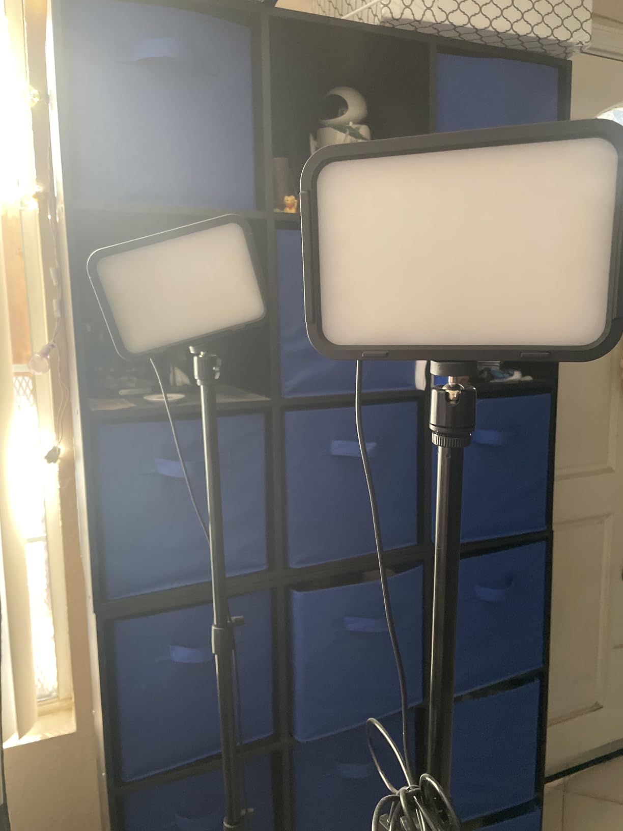 Torjim RGB Photography Video Lighting, Studio Lights with Adjustable Tripod Stand - 16 Color Lighting for Video Recording/YouTube/TikTok/Live Streaming/Make up/Vlogging customer photo 1