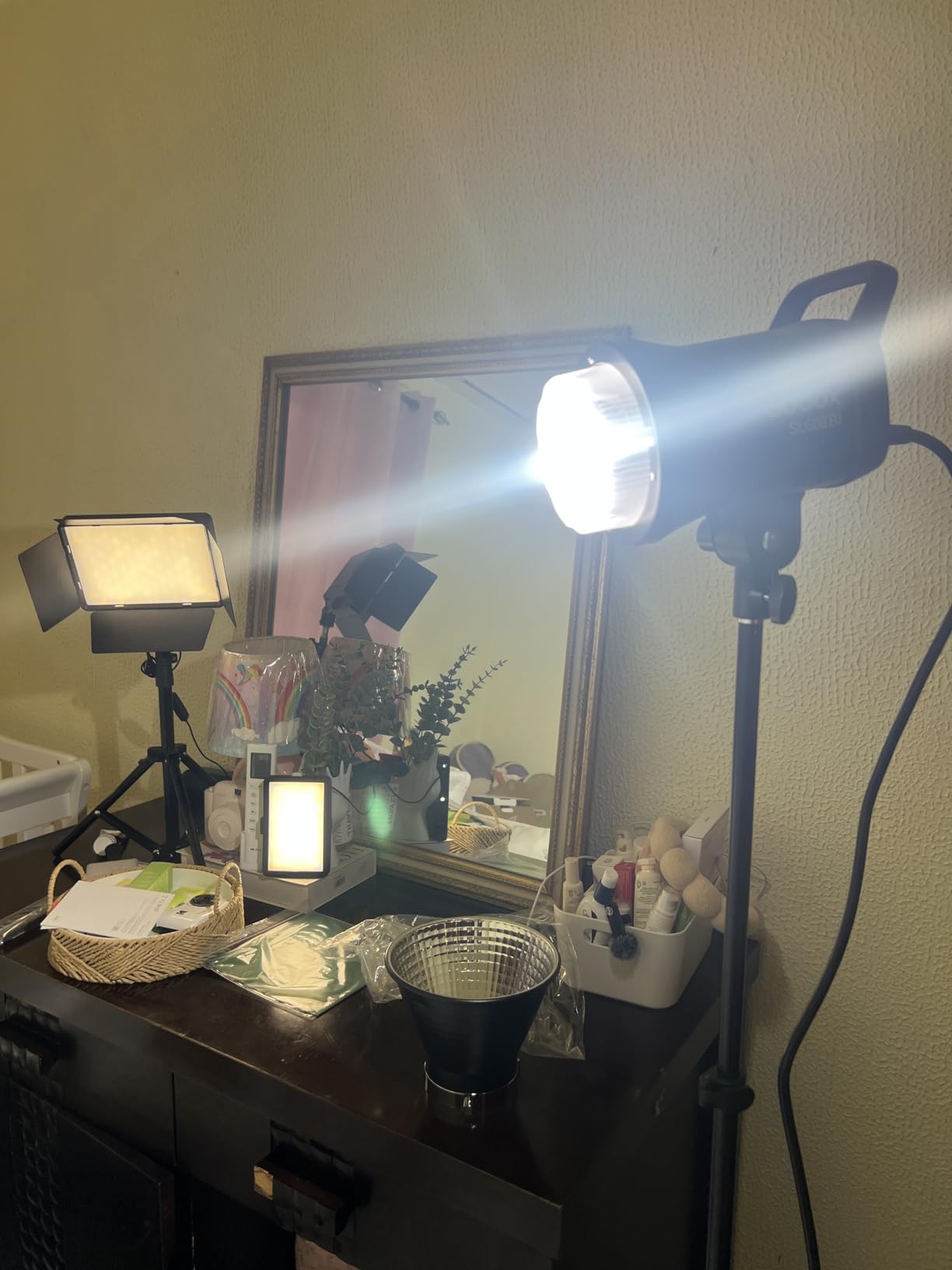 Godox SL60IIBi Bi-Color LED Video Light, 75W 25100Lux@1M CRI 96+ TLCI 97+ 11 FX Effects APP Control Bowens Mount Photography Continuous Output Light for Photography & Video customer photo 1