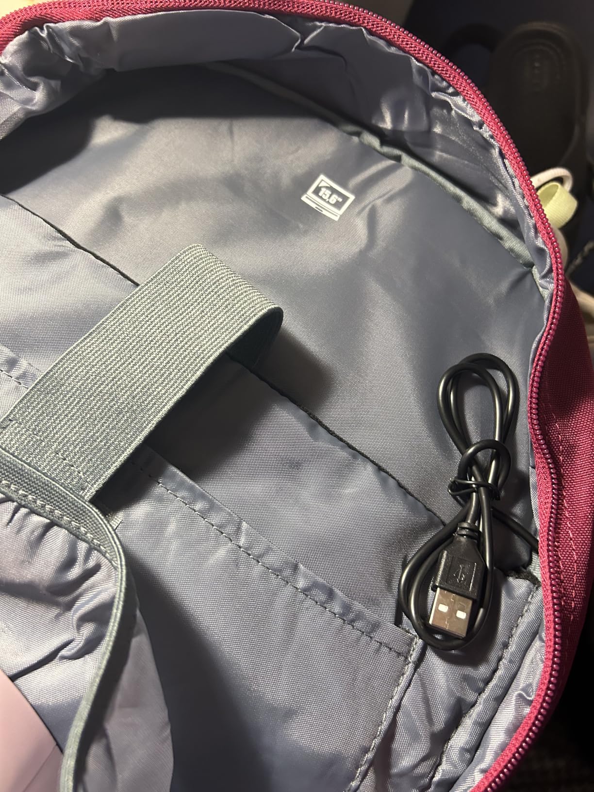 KEOFID Classic Navy Anti-Theft Laptop Backpack for Men and Women, 17.3in x 12.6in x 7.2in, 15.6in Laptop Compartment, USB Charging Port customer photo 1