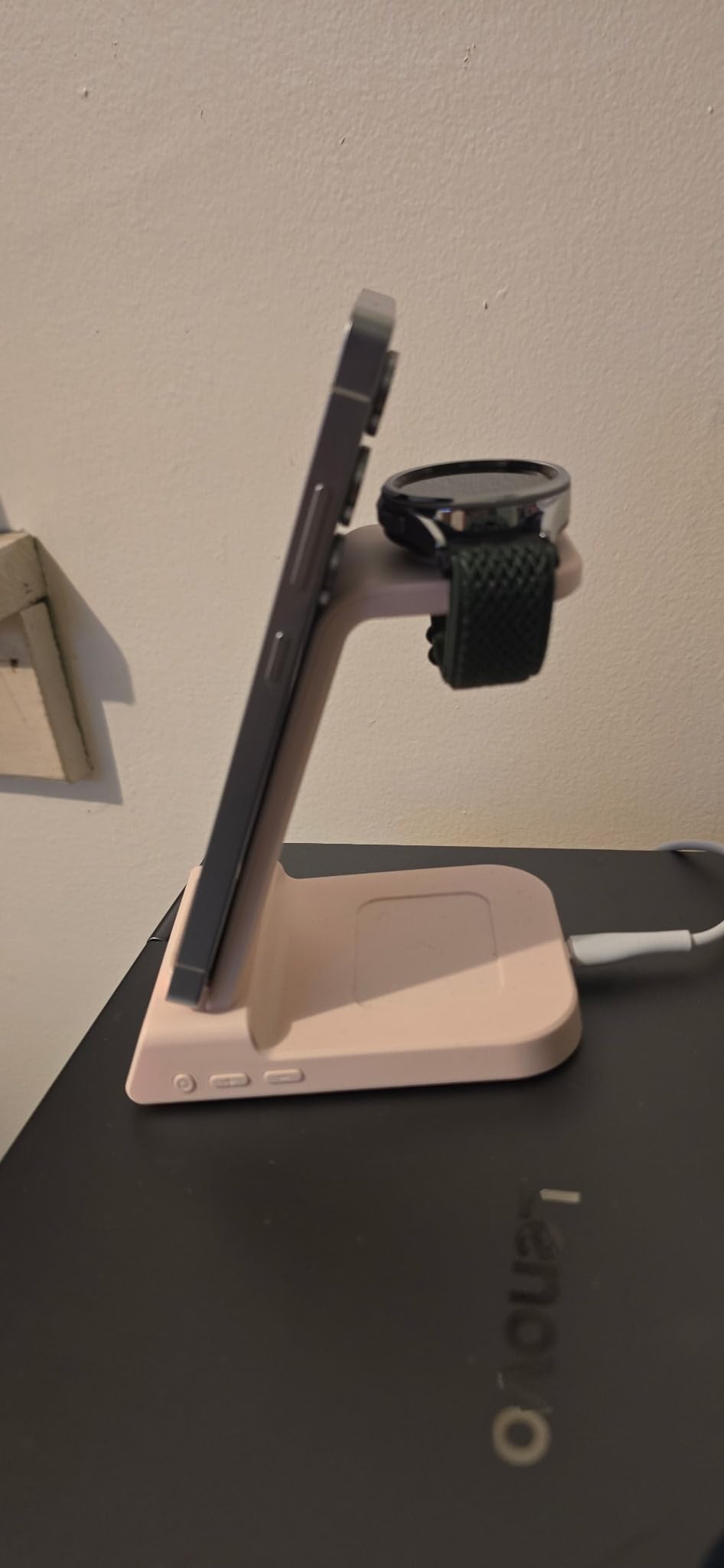 Wireless Charger iPhone Charging Station: 3 in 1 Charger Stand Multiple Devices for Apple - iPhone 17 16e 16 15 14 Pro Max 13 12 11 - Watch 11 10 9 8 7 6 5 4 3 2 SE and Ultra Series - Airpods 4 3 Pro customer photo 1