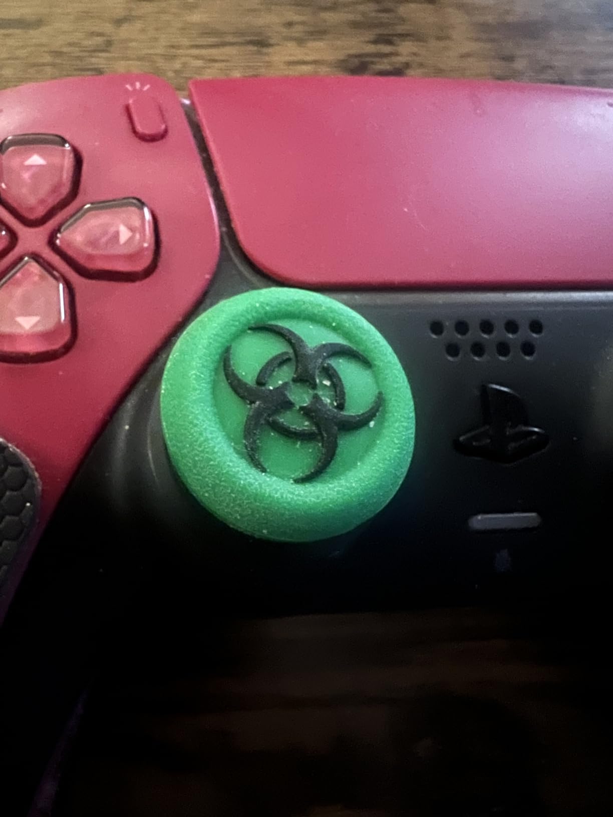 PlayRealm NO FALLING OFF Thumbstick Extender & Silicone Grip Cover 2 Sets for PS5 & PS4 Controller (UFO Black) customer photo 2
