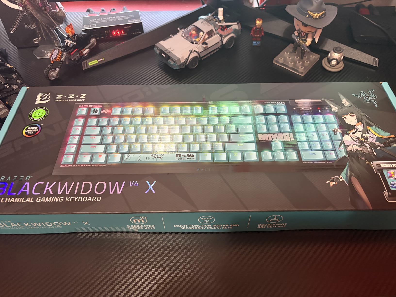 Razer BlackWidow V4 X Mechanical Gaming Keyboard, Yellow Switches, Black | Linear & Silent Switches, 6 Dedicated Macro Keys, Chroma RGB, Doubleshot ABS Keycaps, Roller & Media Controls, Snap Tap customer photo 2