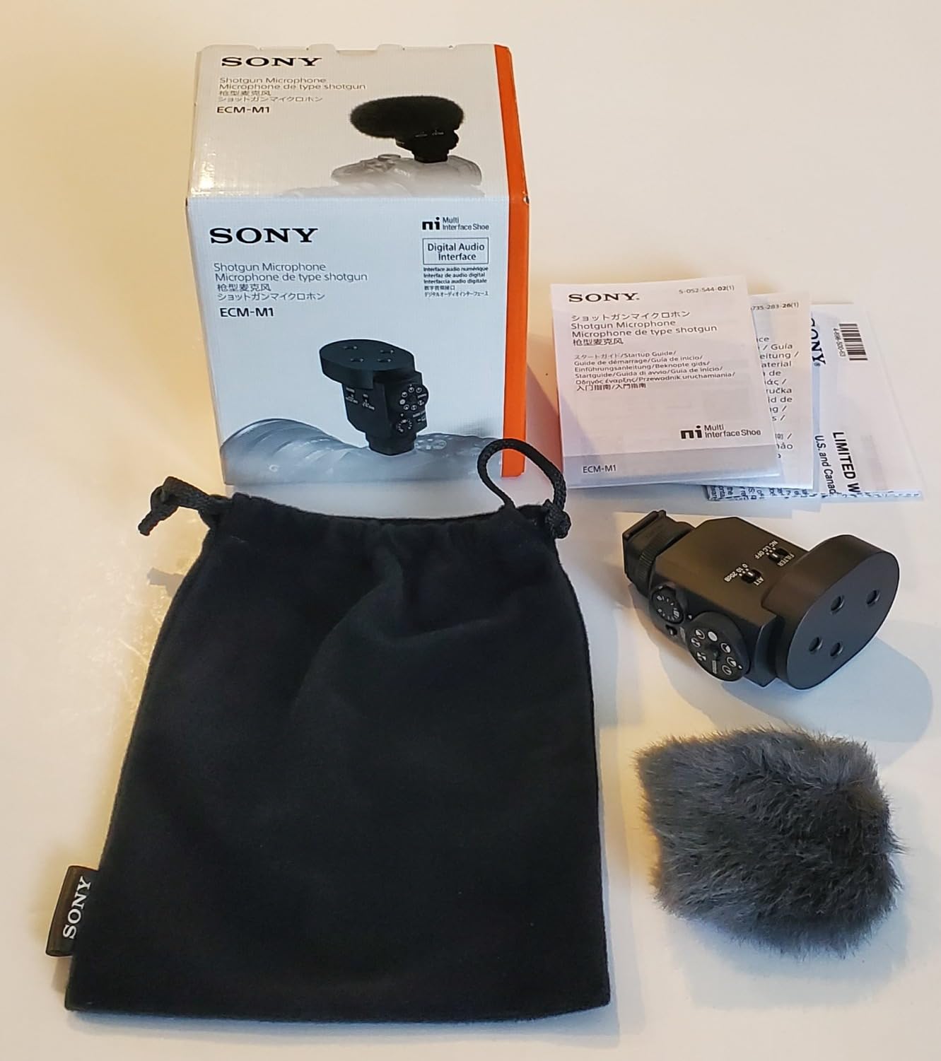 Sony Digital Shotgun Microphone ECM-M1, Black | Beamforming technology with 8 recording modes and digital noise-cut filter for vlogging, interviews and videography customer photo 2