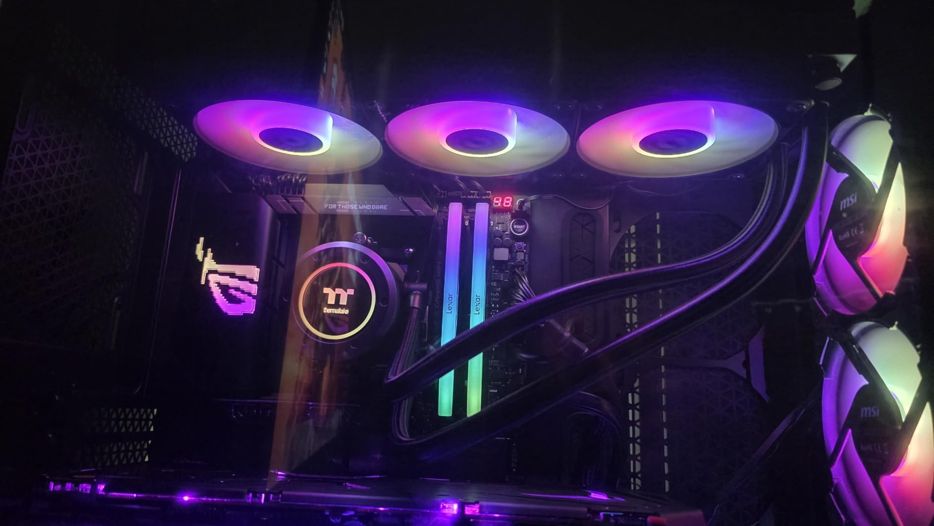 Thermaltake TH420 ARGB Sync V2 CPU Liquid Cooler customer photo 2