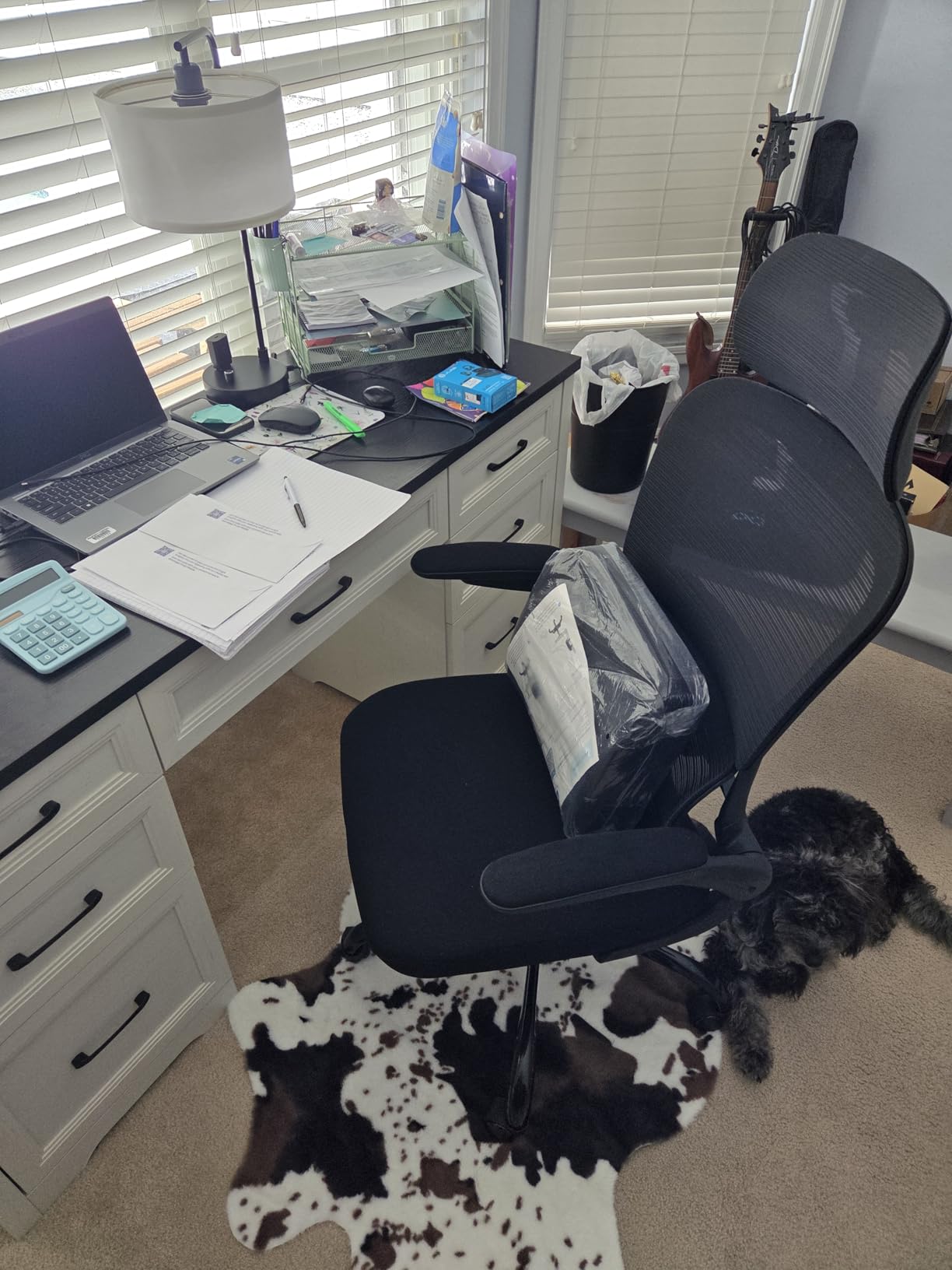 TRALT Office Chair Ergonomic Desk Chair, 330 LBS Home Mesh Office Desk Chairs with Wheels, Comfortable Gaming Chairs (1, Black) customer photo 2