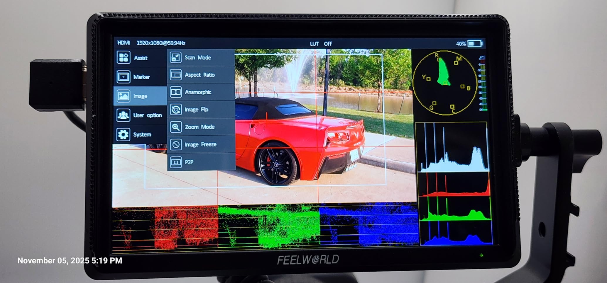 FEELWORLD S55 V3 6 Inch On Camera DSLR Field Monitor Bundle Support 3D LUT Waveform - 4K HDMI in/Out, Tilt Arm, Power Output, F550 Battery & Carry Case Included customer photo 2