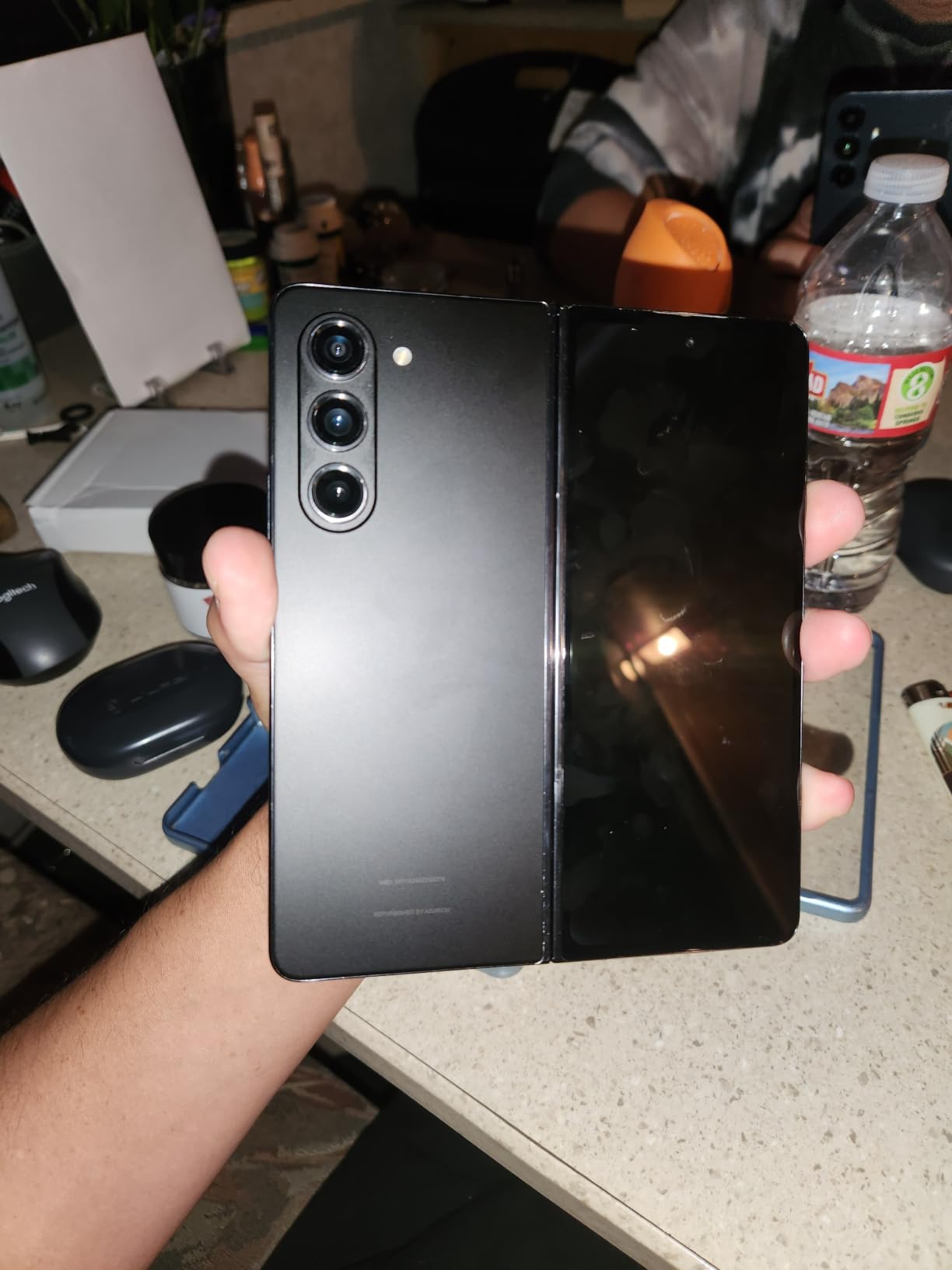 Samsung Galaxy Z Fold 5 5G US Version, 512GB, Phantom Black - Unlocked (Renewed) customer photo 1