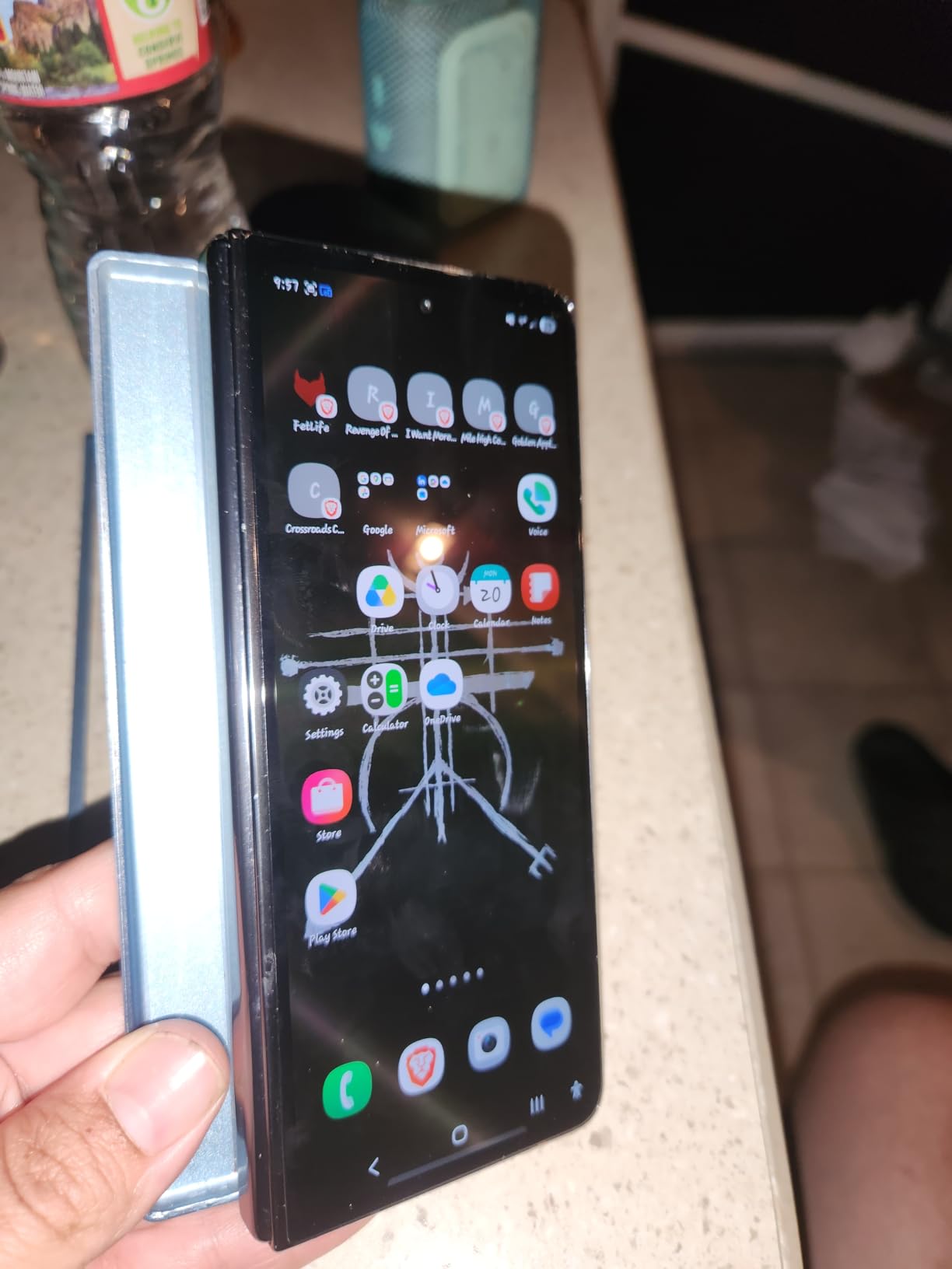 Samsung Galaxy Z Fold 5 5G US Version, 512GB, Phantom Black - Unlocked (Renewed) customer photo 2