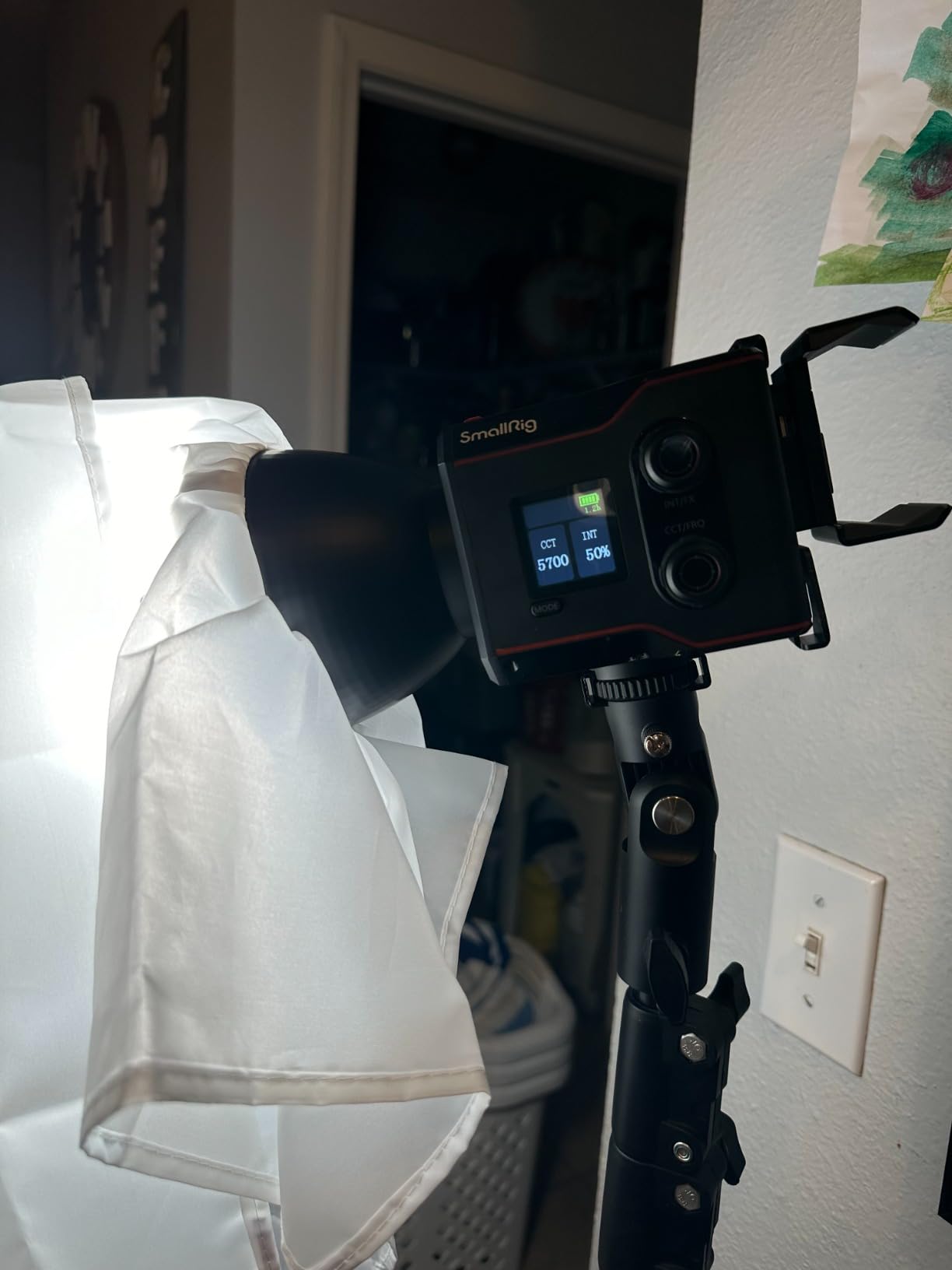 SmallRig RC 60B COB Video Light, 49Wh Battery 45min Runtime, 63W 11200lux CRI 97+ Bicolor LED Video Light, Portable Palm-Sized Continuous Output Light, for Photography/Video/Studio, Mobile Version customer photo 1