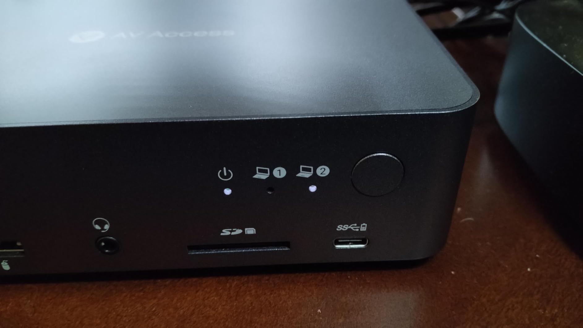 AV Access KVM Switch Dock 2 Monitors 2 Laptops, 4K KVM Switch Dual HDMI Monitor, 2 USB-C MST Ports, 60W PD for Each PC, 1G Ethernet, EDID Emulation, 2K@144Hz,1080P@240Hz,Ideal for Home Office customer photo 1