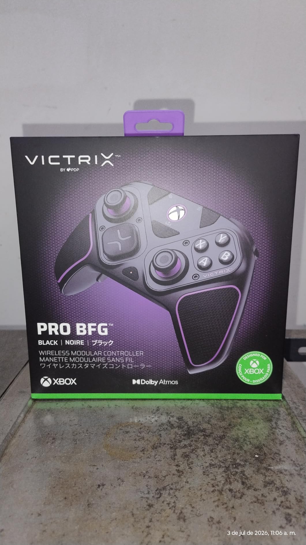 PDP Victrix Pro BFG Wireless Gaming Controller for Xbox Series X|S, Xbox One, Windows 10/11 - Modular Gamepad, Dolby Atmos Audio, Remappable Buttons, Customizable Triggers/Paddles/D-Pad, PC App customer photo 2