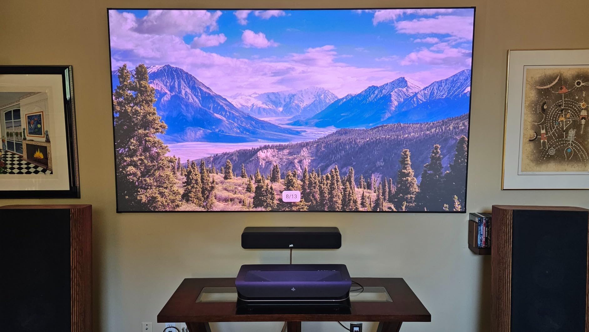 AWOL VISION LTV-3000 Pro 4K 3D Ultra Short Throw Triple Laser Projector customer photo 1