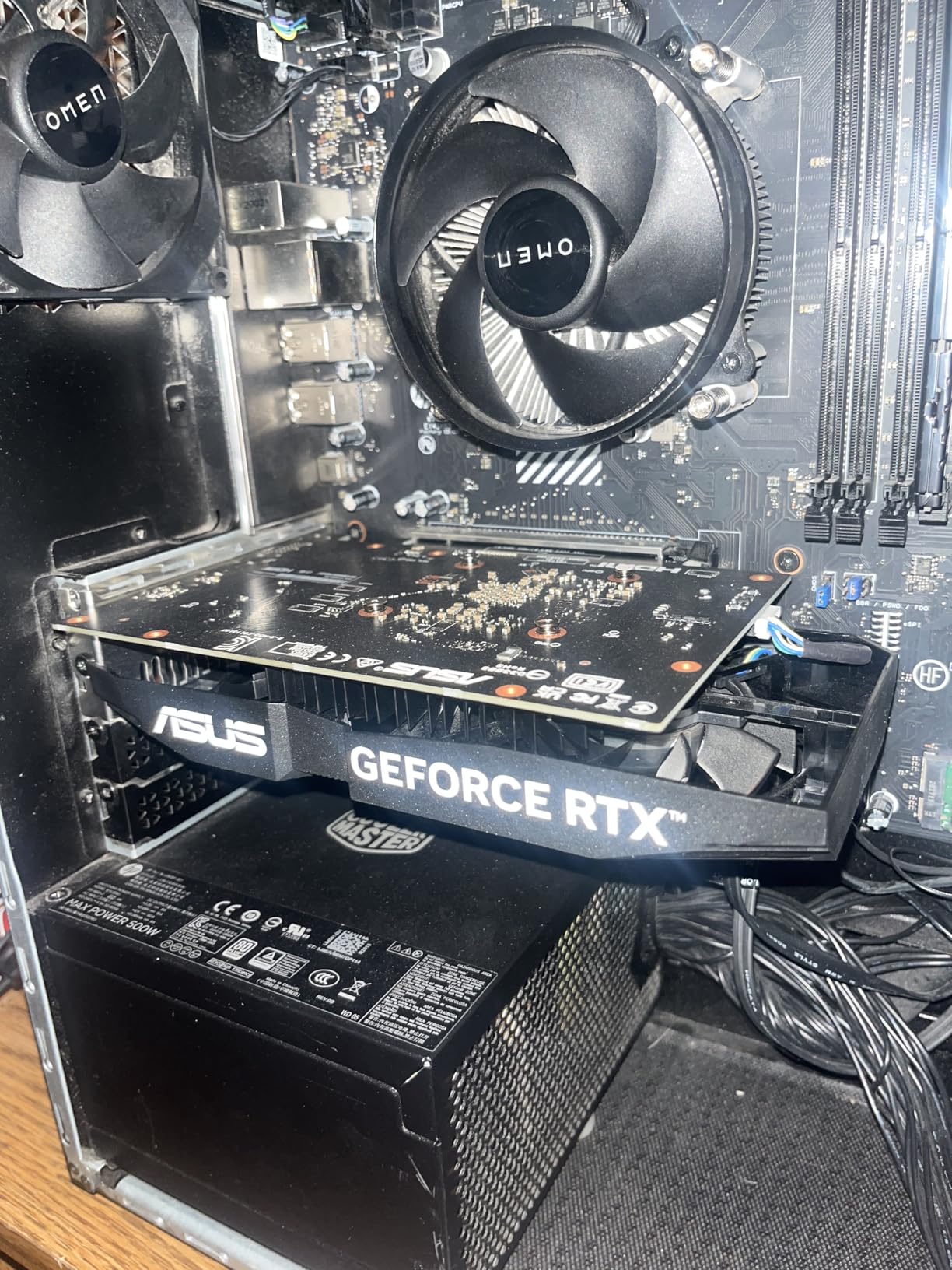 ASUS Dual GeForce RTX 3050 6GB GDDR6 OC Edition Gaming Graphics Card | PCIe 4.0, DLSS 3, HDMI 2.1, DisplayPort 1.4a, DVI-D, IP5X Dust Resistance, Stainless Steel Bracket customer photo 2