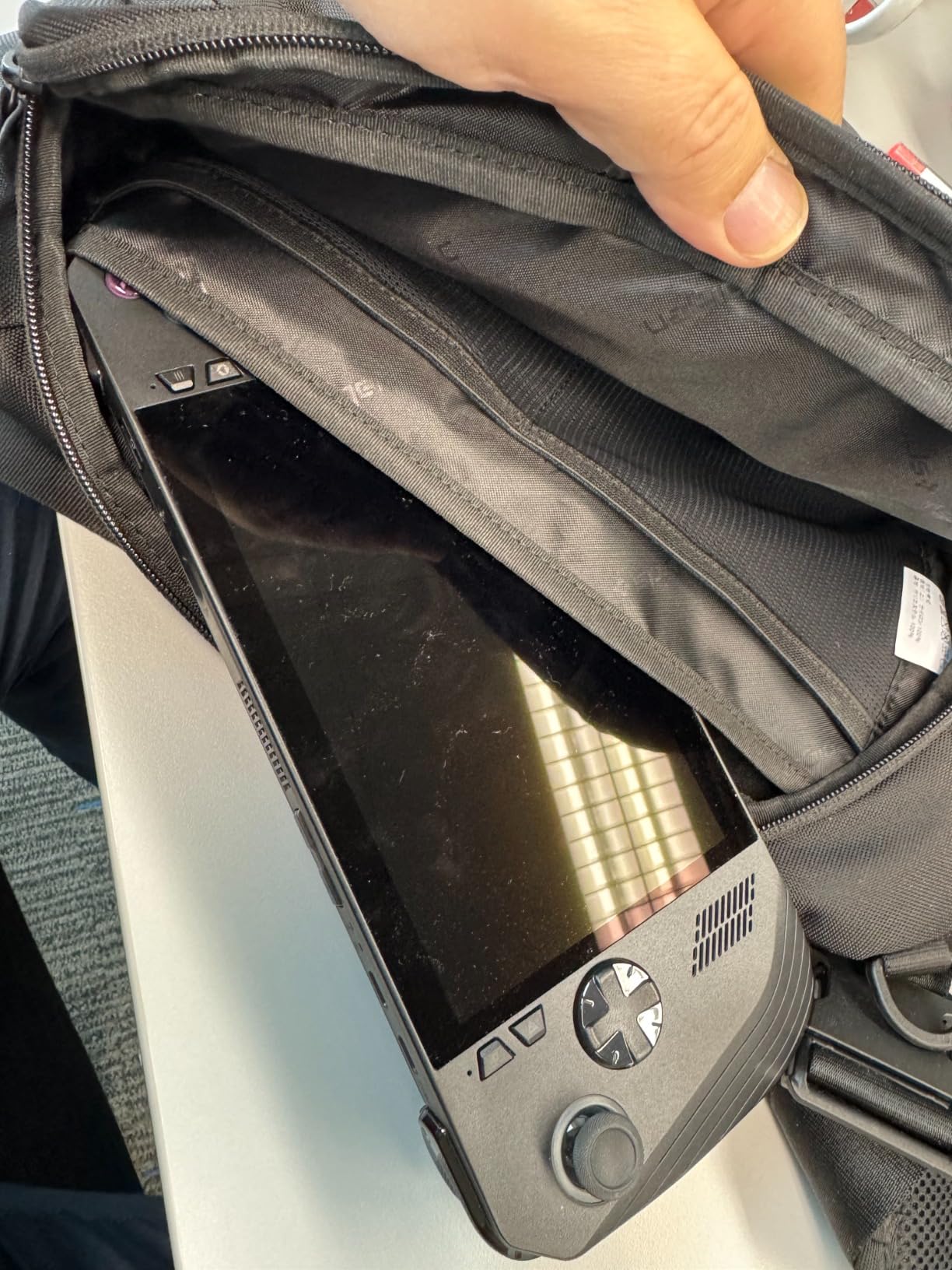 Spigen Life Carrying Case for Steam Deck, Nintendo Switch, iPad Mini, PS Portal, ROG Ally X, LegionGo - EDC Sling Bag Shoulder Bag with Pockets for Everyday Use - Black customer photo 2
