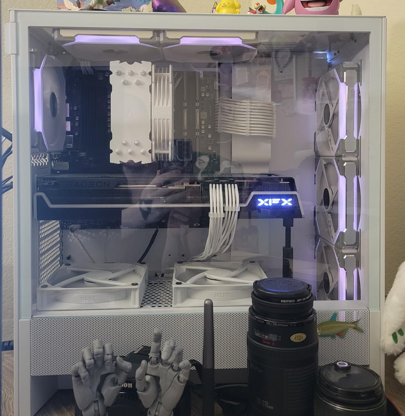 NZXT H5 Flow - Compact ATX Mid-Tower PC Case - Black | Compact mid-tower with 2 included 120mm fans, 360mm front radiator support, and tempered glass customer photo 2