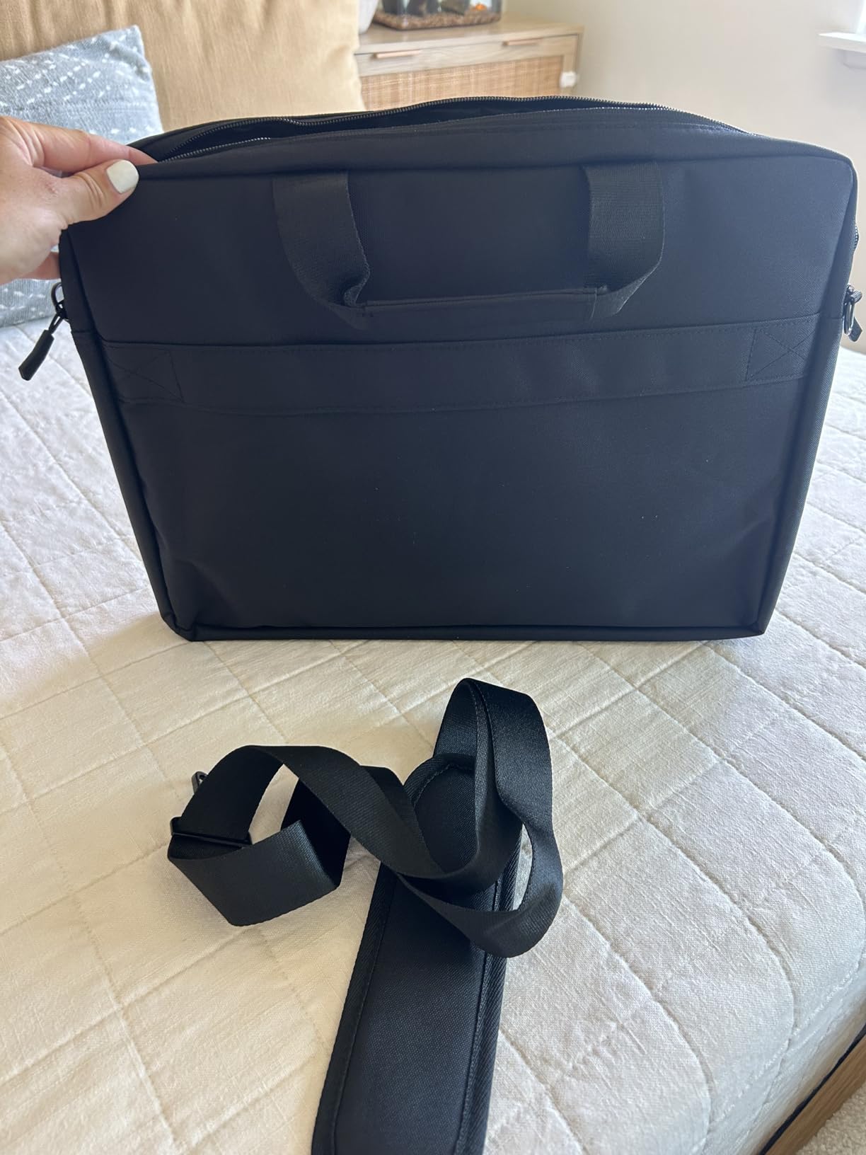 TECOOL Laptop Bag 17 17.3 Inch, Waterproof Laptop Case Sleeve Messenger Bag | Briefcase with Shoulder Strap for Lenovo HP Dell Acer ASUS Notebook customer photo 1