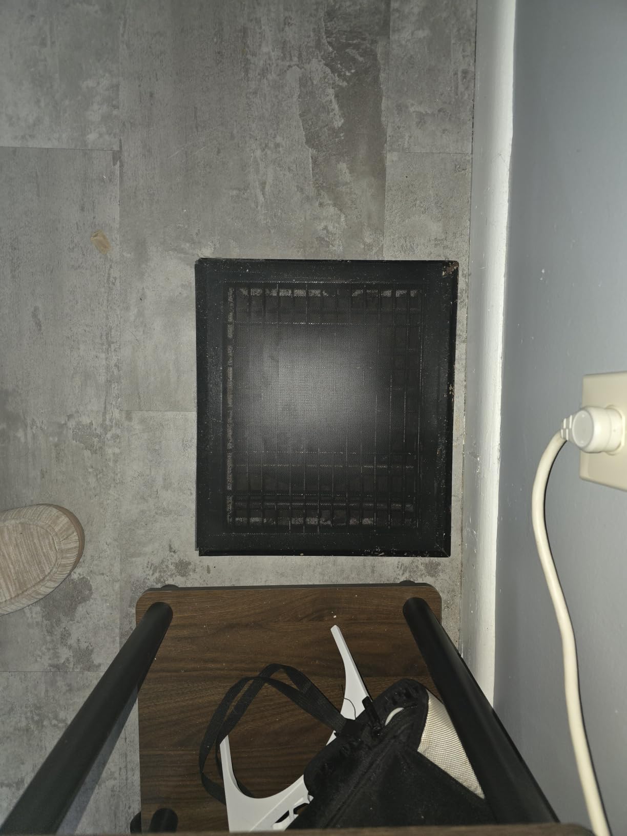 2 Pack Customizable Floor Vent Covers - 1200x300mm Magnetic PVC Vent Mesh for Wall, Ceiling & Home Floor - DIY Air Vent Filters with Extra Toolkit to Catch Debris, Hair & Insects - Black customer photo 2