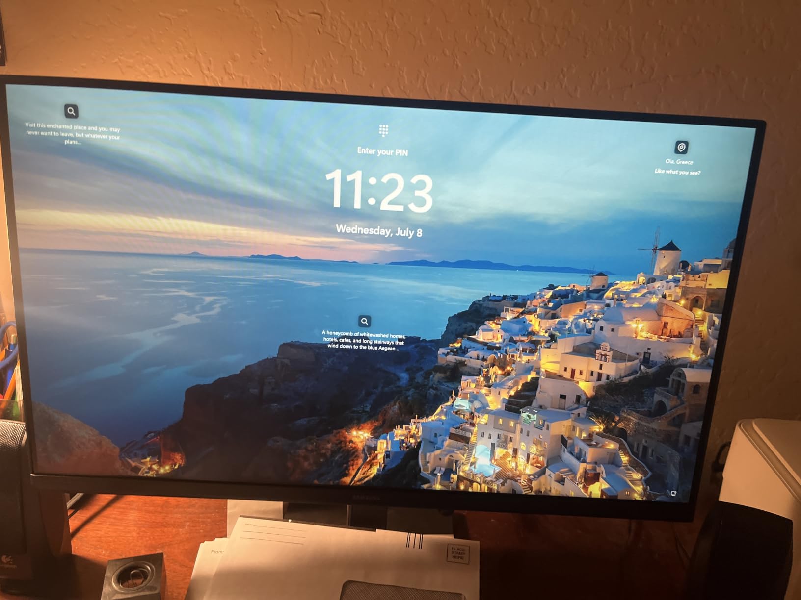 Samsung 32-Inch Flat Computer Monitor, 75Hz, Borderless Display, AMD FreeSync, Game Mode, Advanced Eye Care, HDMI and DisplayPort, LS32B304NWNXGO, 2024 customer photo 1