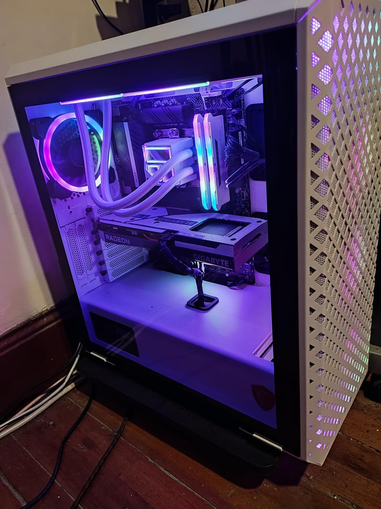 Thermalright Frozen Infinity 240 White CPU Aio Cooler, TL-M12W*2 PWM Fans, Computer CPU Water Cooler, ARGB Infinity Mirror, 240 CPU Liquid Cooling: LGA1851/1700/1150/1151/1200/2011, PC Water Cooling customer photo 2