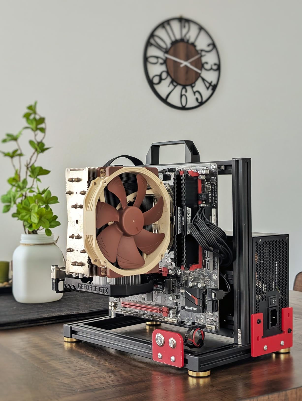 DIY Aluminium PC Open Case Computer Chassis Test Bench Support Water Cooling Support Server Chassis Support ITX MATX ATX EATX (E-ATX) customer photo 1