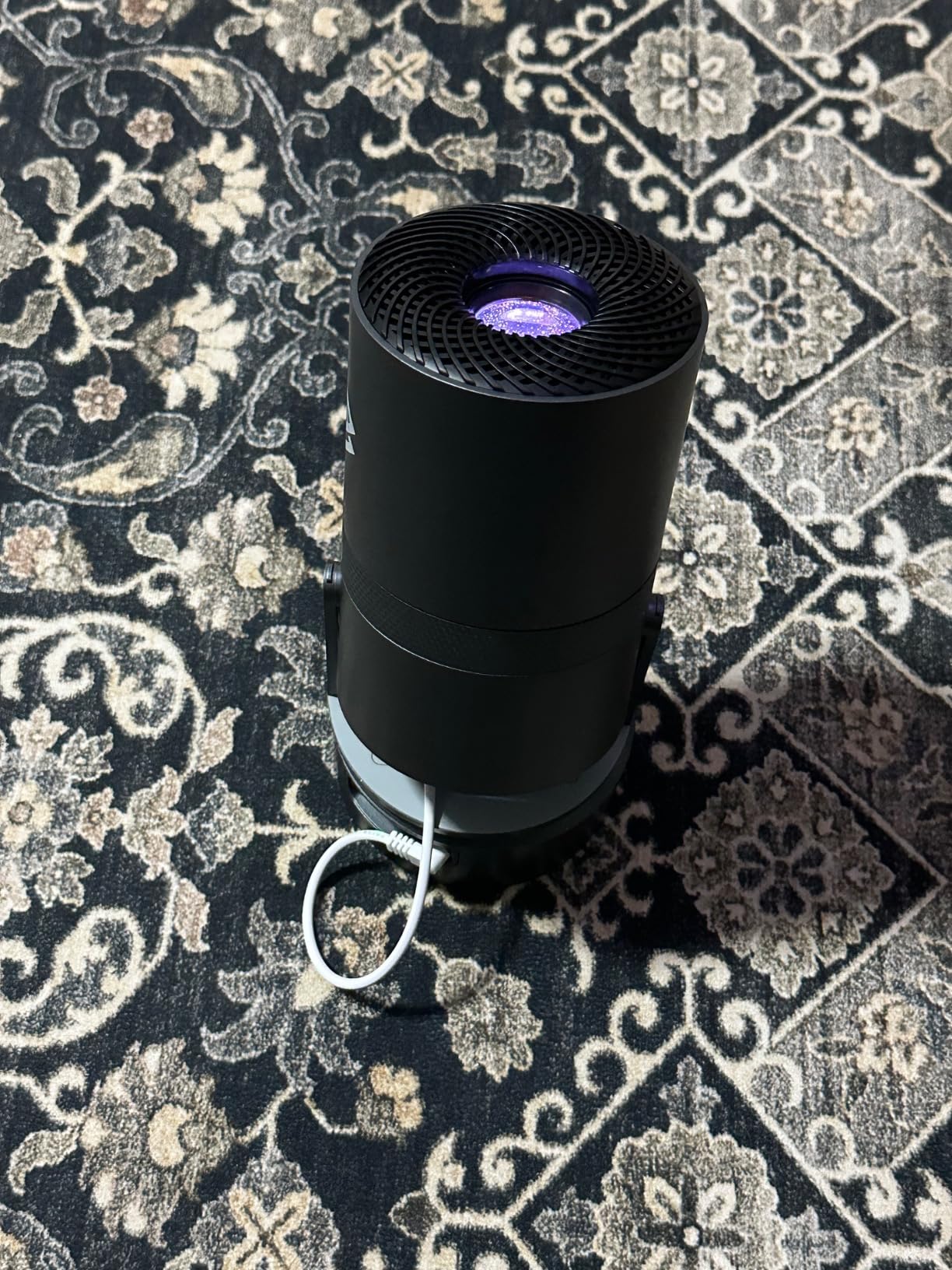 [Built-in Battery] Mini Projector with Wifi and Bluetooth, 4K 1080P Supported 270° Rotatable 150'' Screen Auto Keystone Home Outdoor Portable Smart Projector for Phone/TV/Laptop/HDMI, Iron Grey customer photo 1